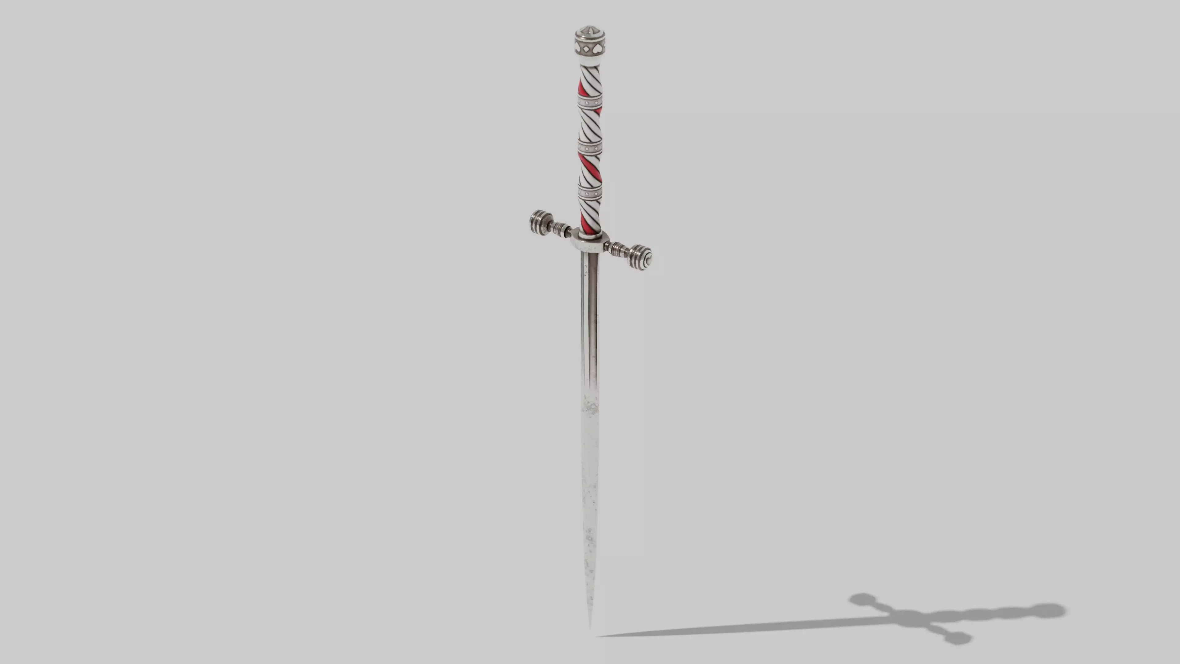 OB 00 11 vampire hunter stiletto Low-poly 3D model_0