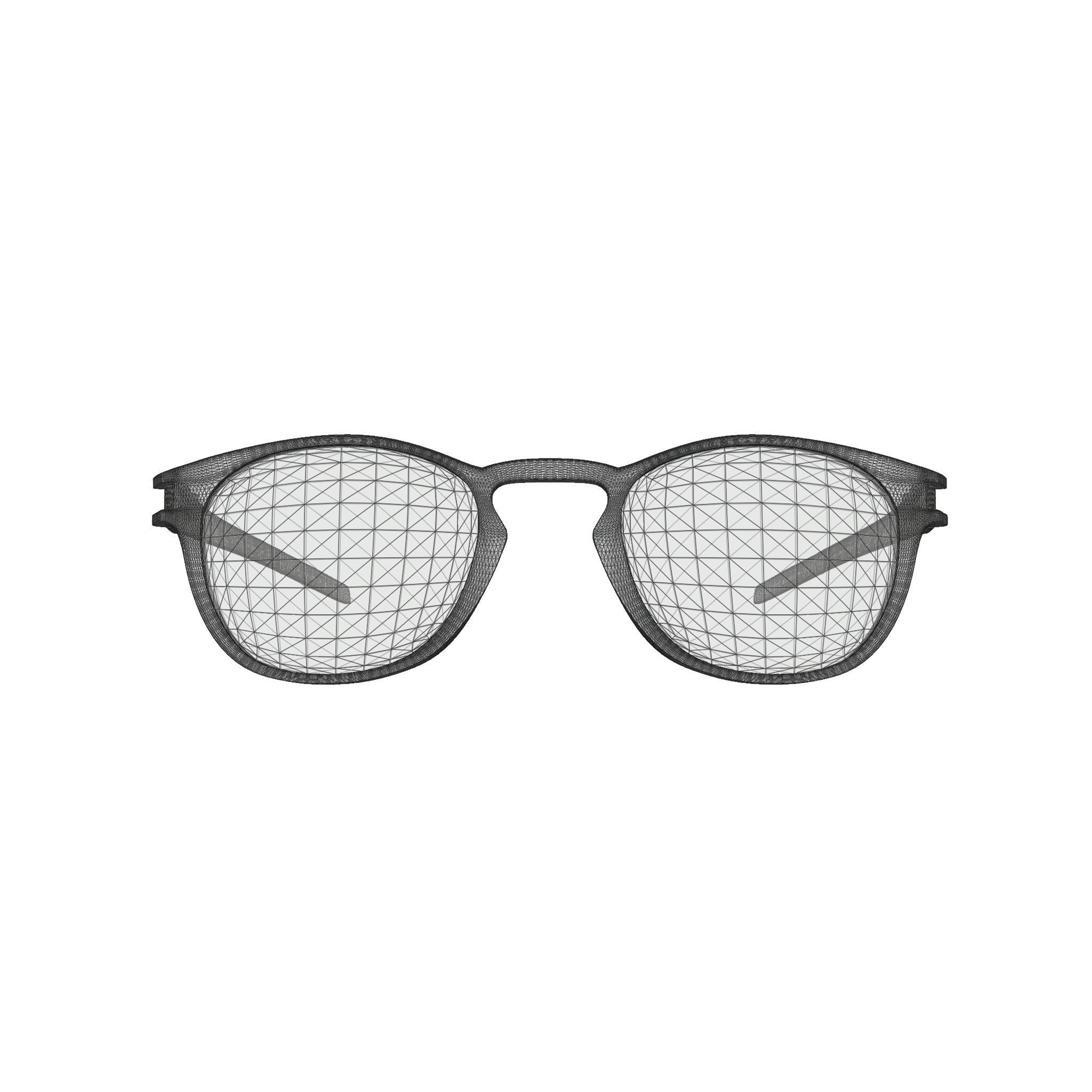 Oakley Latch Ruby Iridium OO9265 Sport glasses Low-poly 3D model_7