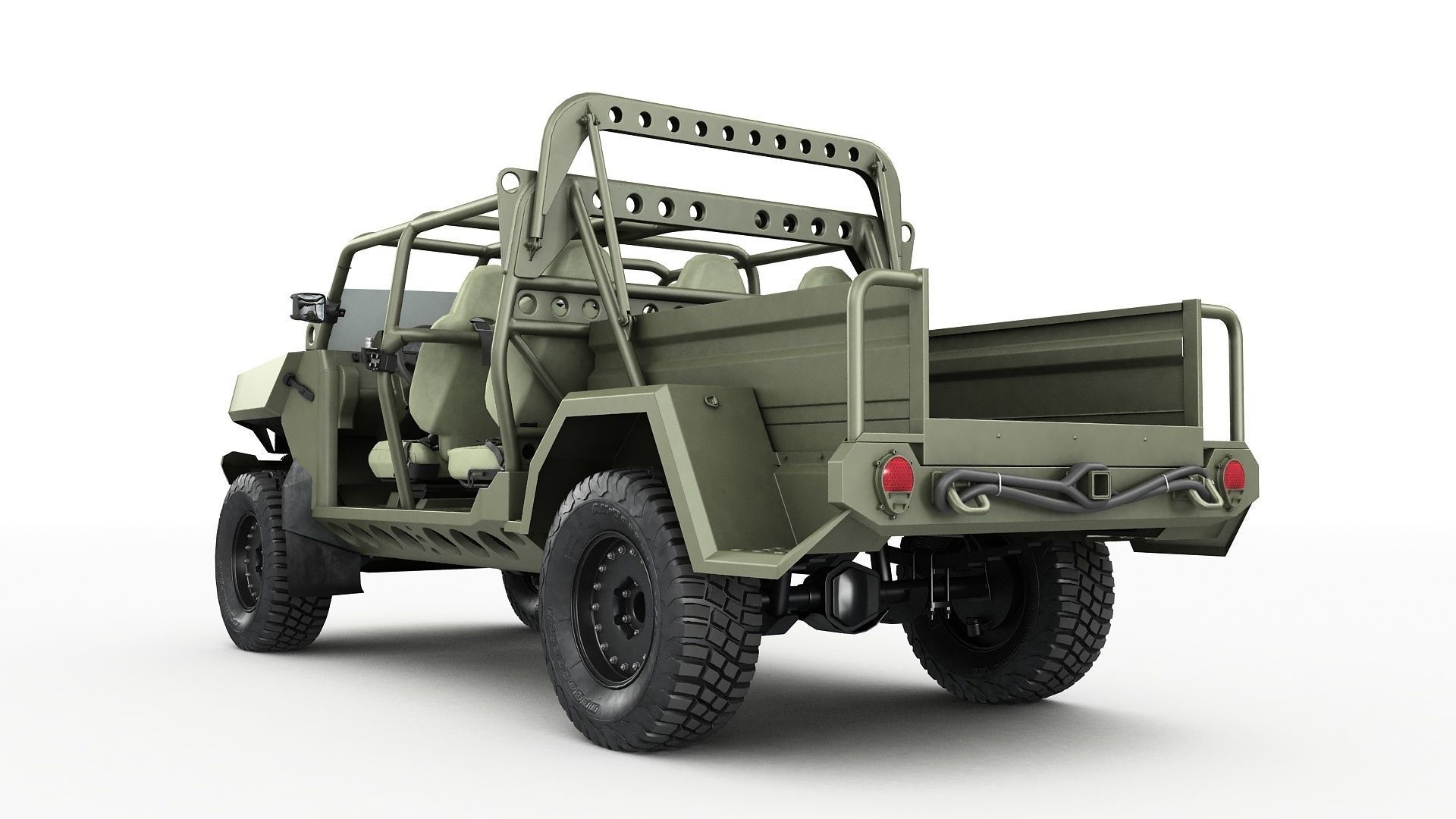 Chevy Colorado ZR2 military ISV collection 3D model_9