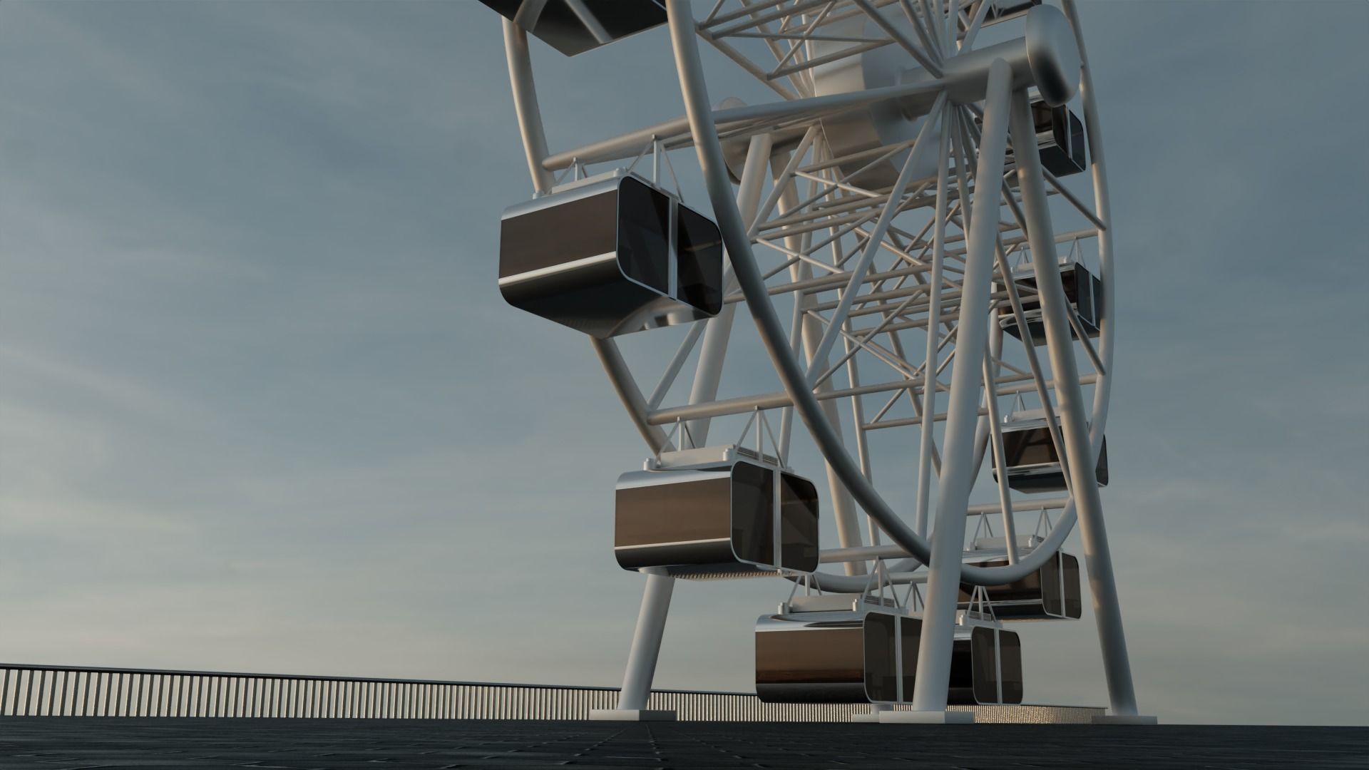 Ferris Wheel 3D model_5