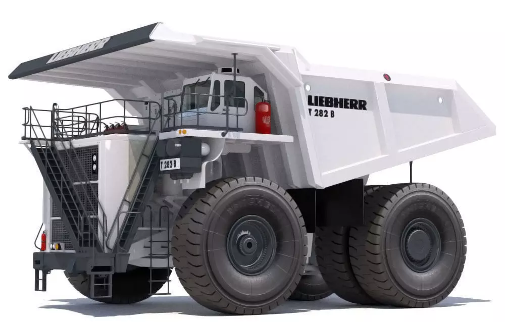 Dump Truck Liebherr T282B 3D model