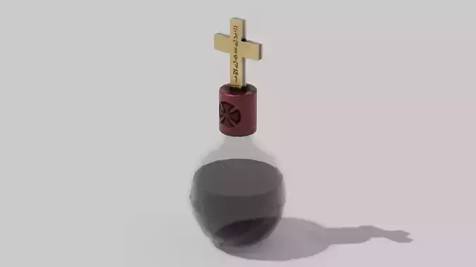 OB 00 13 vampire hunter holy grenade Low-poly 3D model