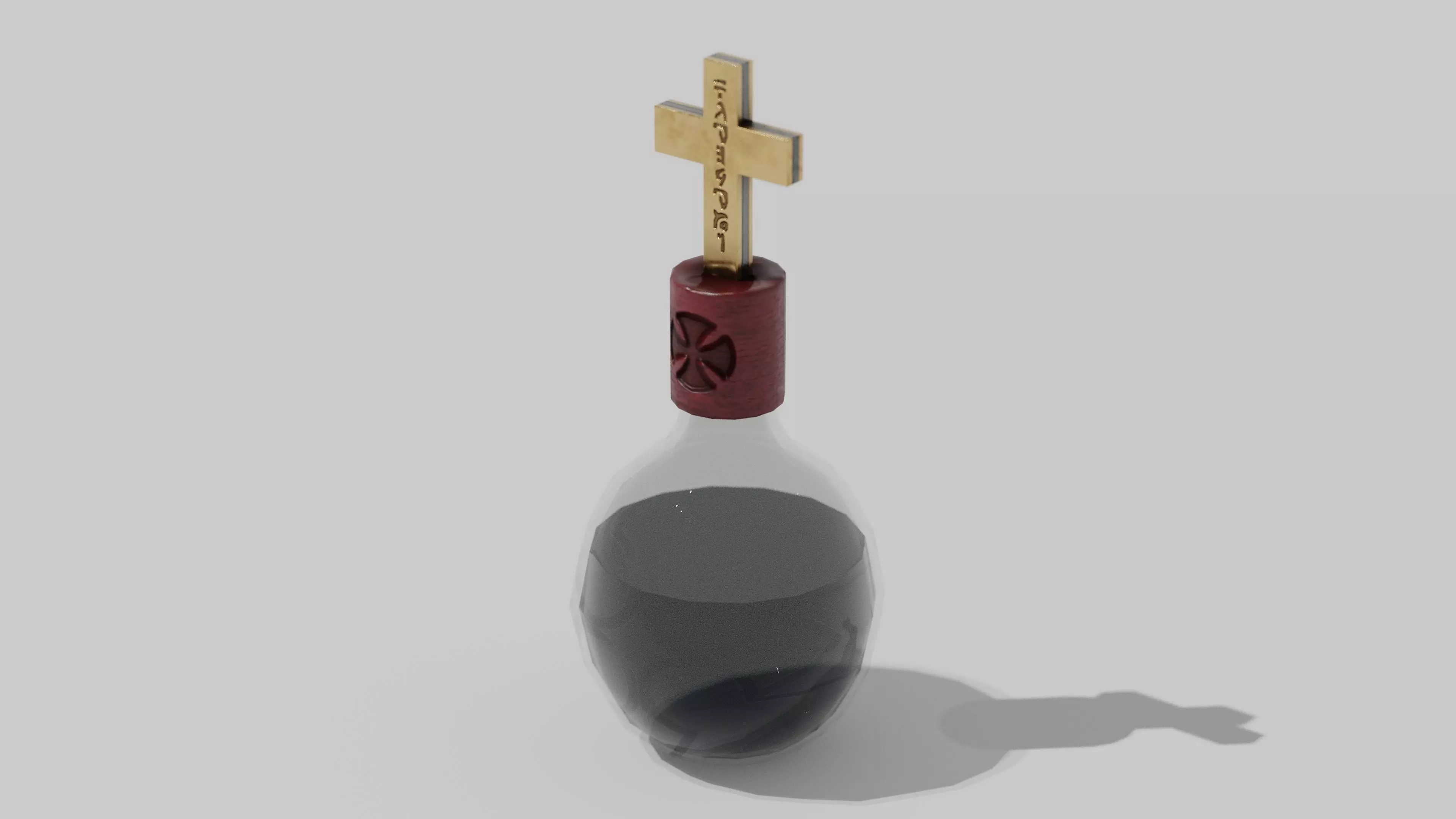 OB 00 13 vampire hunter holy grenade Low-poly 3D model_0