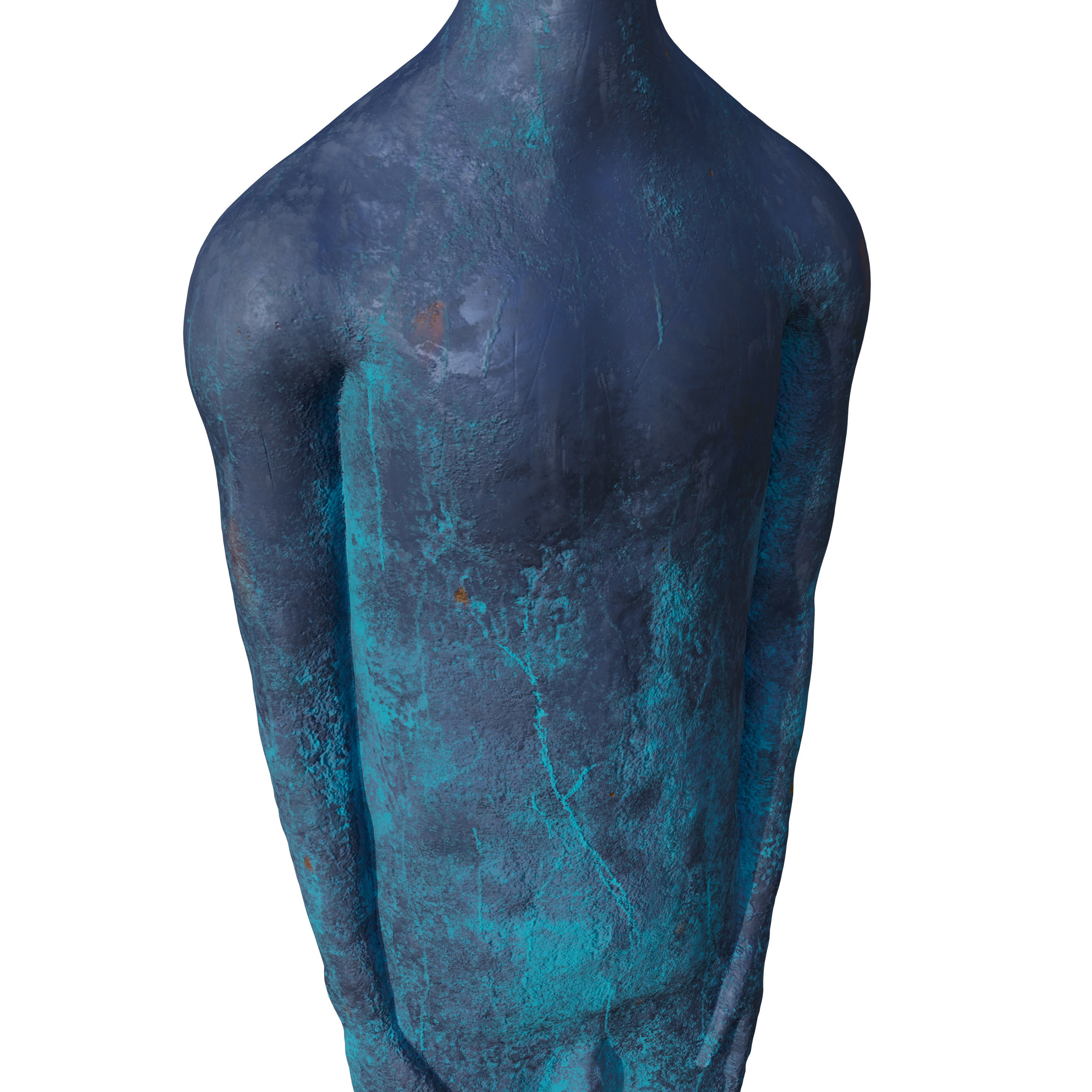 Rain sculpture 3D model_2