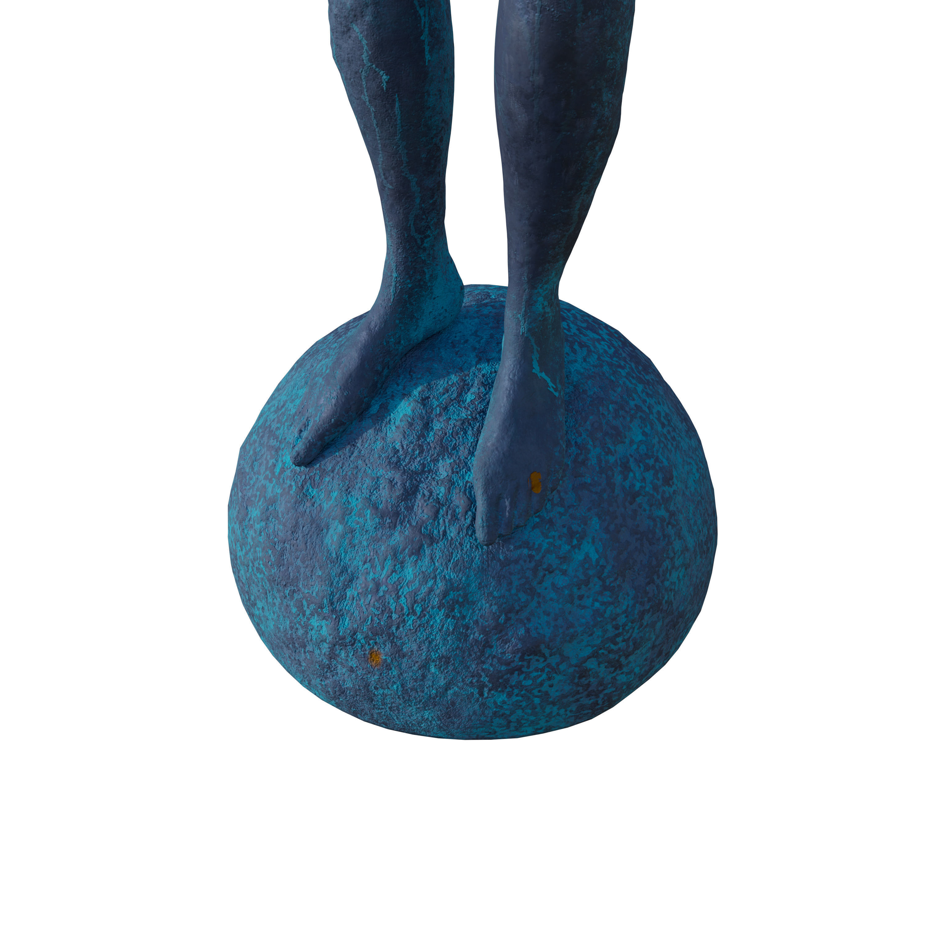 Rain sculpture 3D model_3