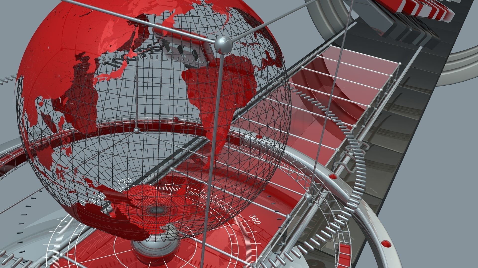 News intro animation 3D model 3D model_2