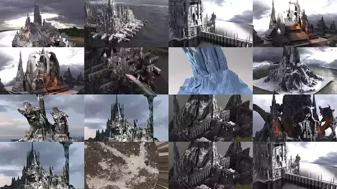 Winter Castles collection 1 