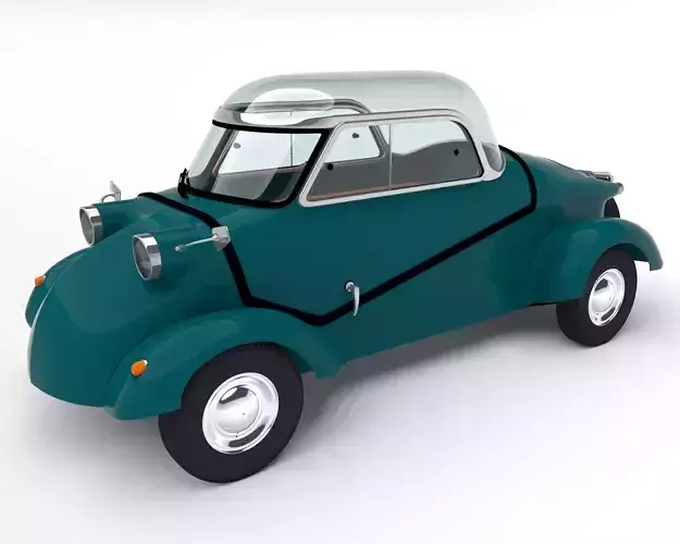Small electric car style 50s