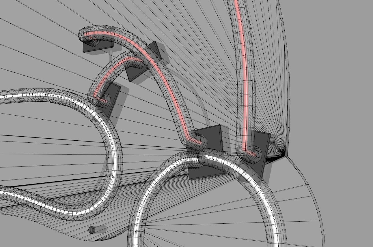 Santa Hat - Neon Sign 3D model_8