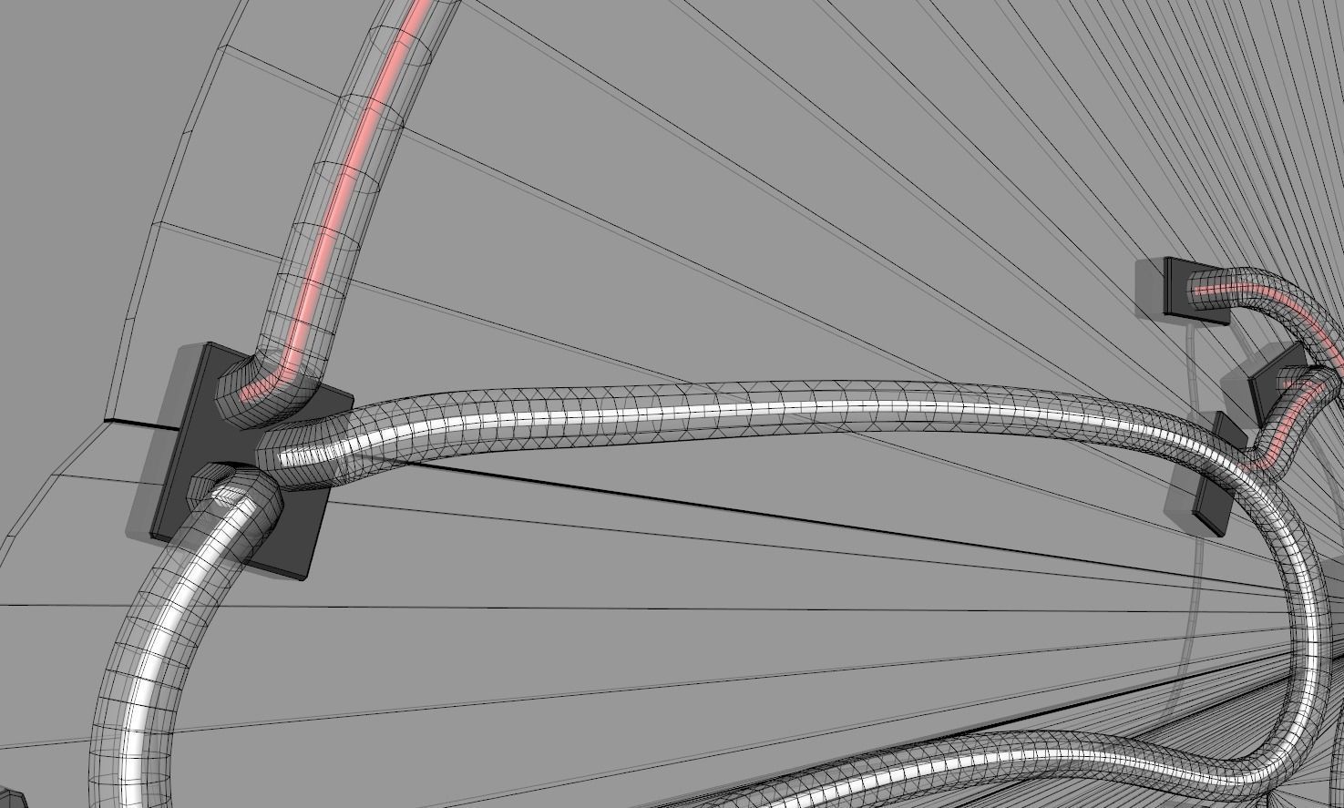 Santa Hat - Neon Sign 3D model_7