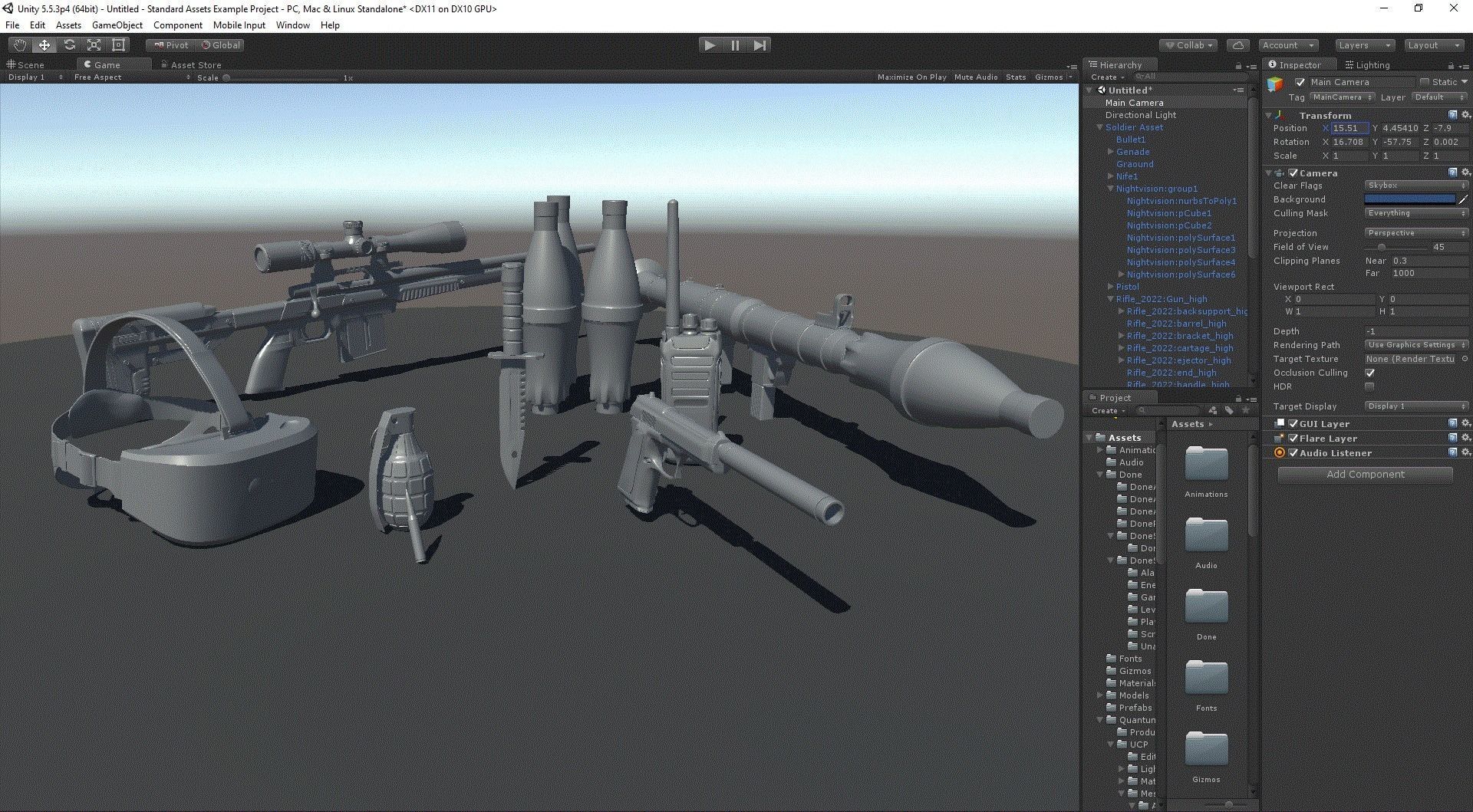Soldier pack 3D model_3