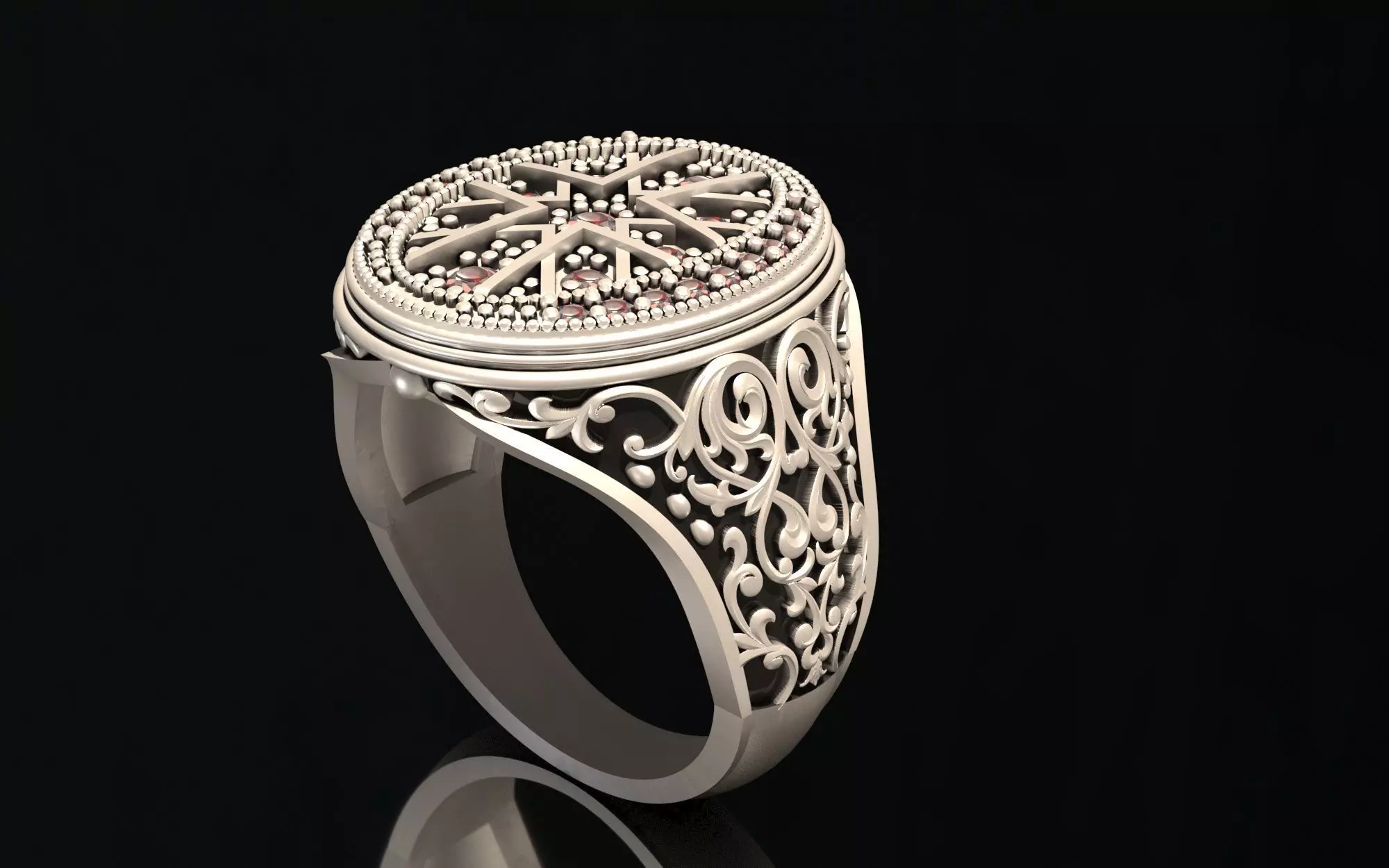 Man Ring  3D print model_0