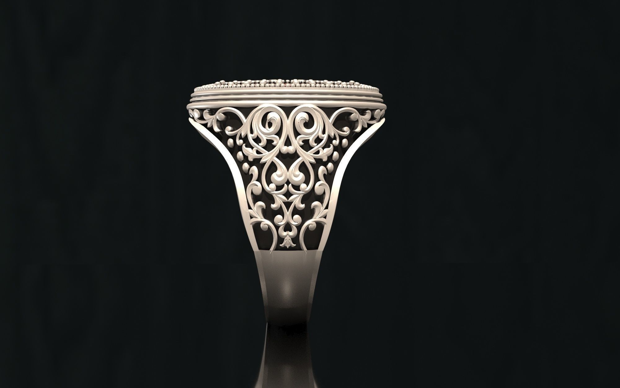Man Ring  3D print model_3