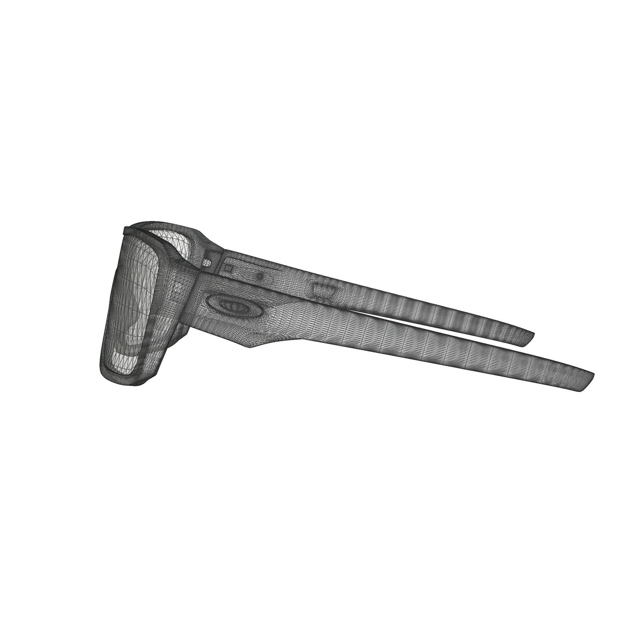 Oakley Ridgeline - Prizm Grey OO9419 Sport glasses  Low-poly 3D model_8