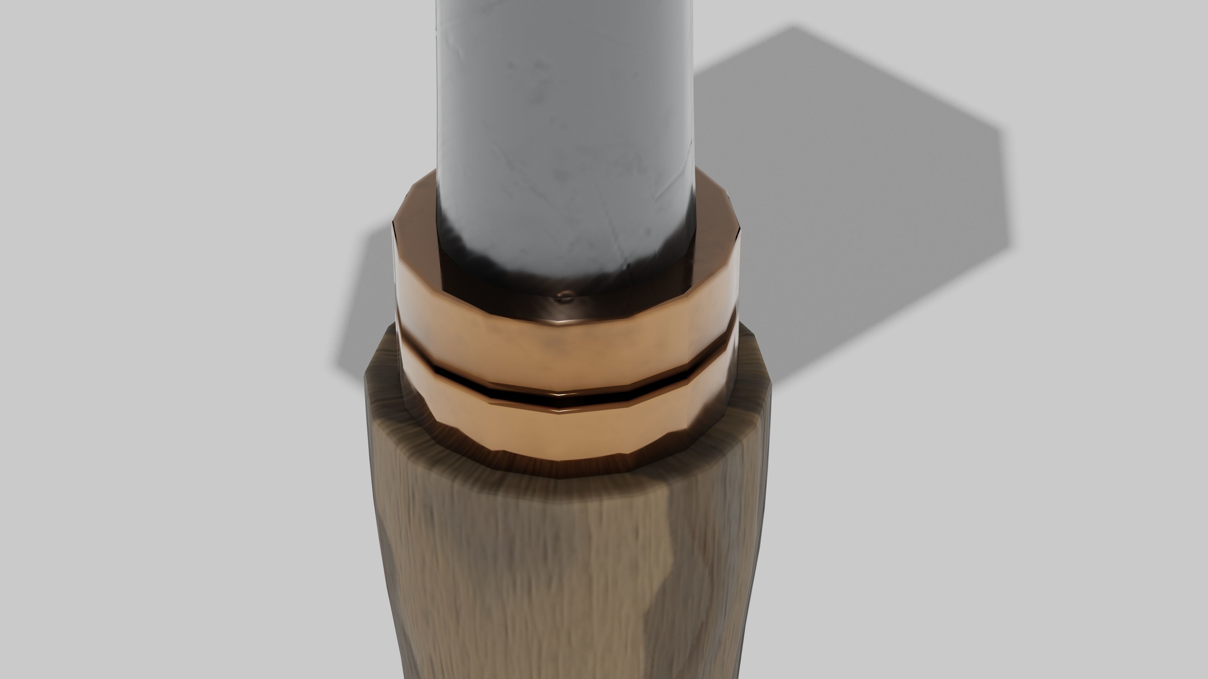 OB 00 17 vampire hunter hammer a Low-poly 3D model_4