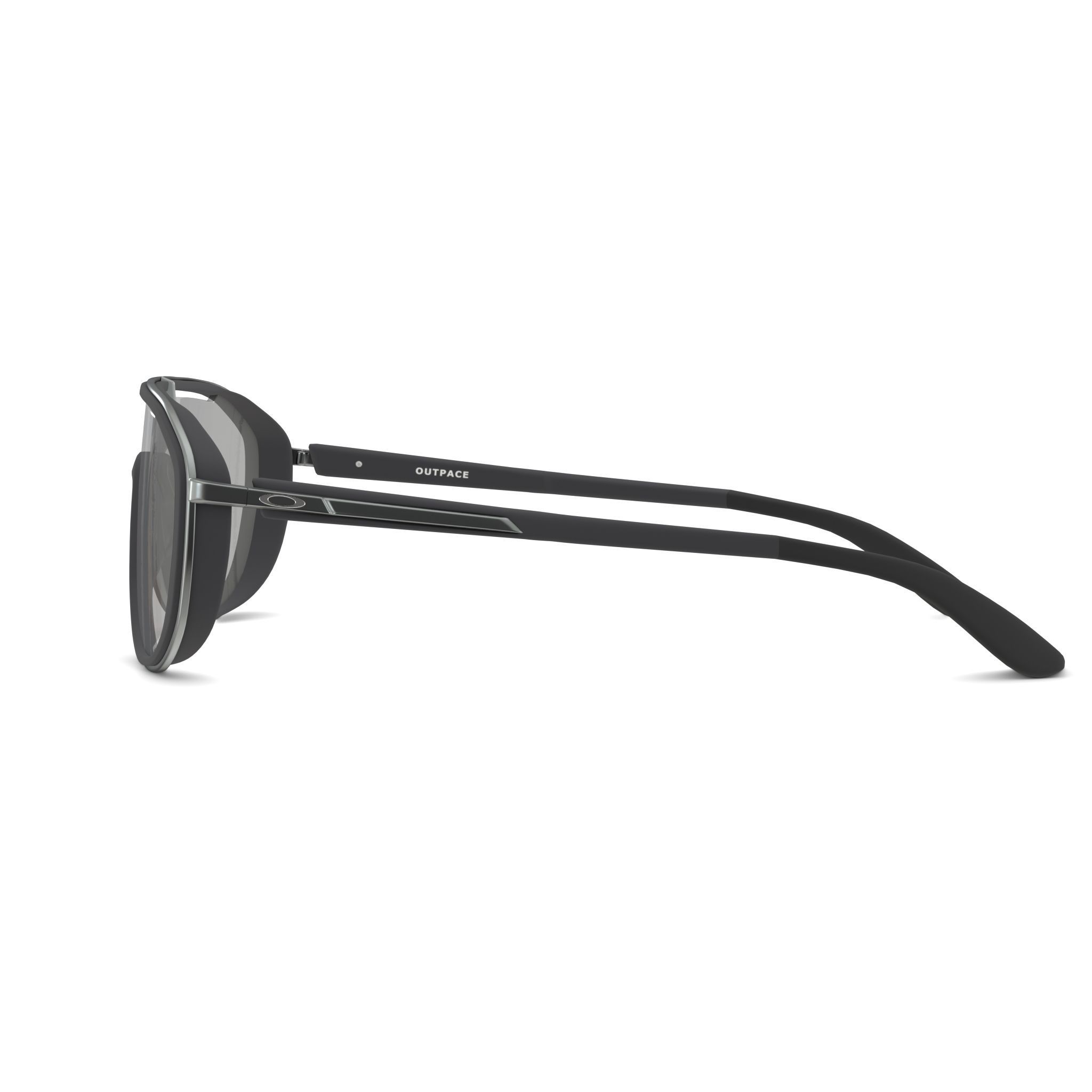 Oakley Outpace Prizm Black OO4133 Sport glasses Low-poly 3D model_3