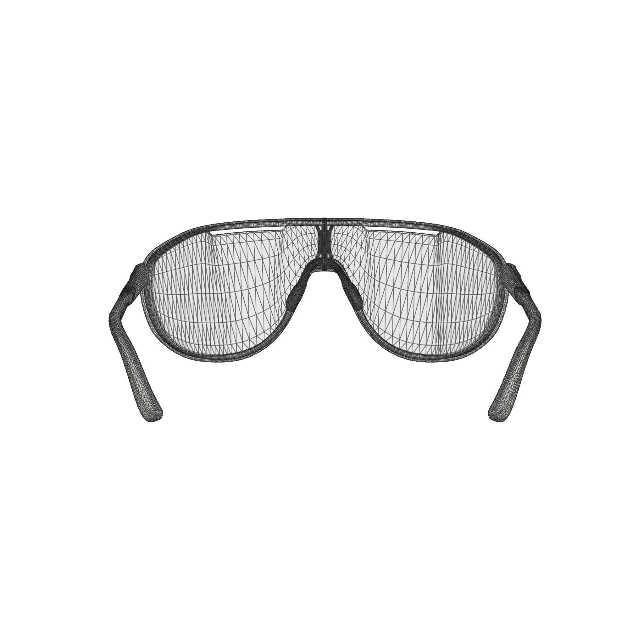 Oakley Outpace Prizm Black OO4133 Sport glasses Low-poly 3D model_6