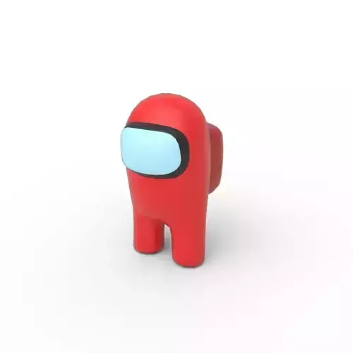 Among Us Game Ready Low Poly Model