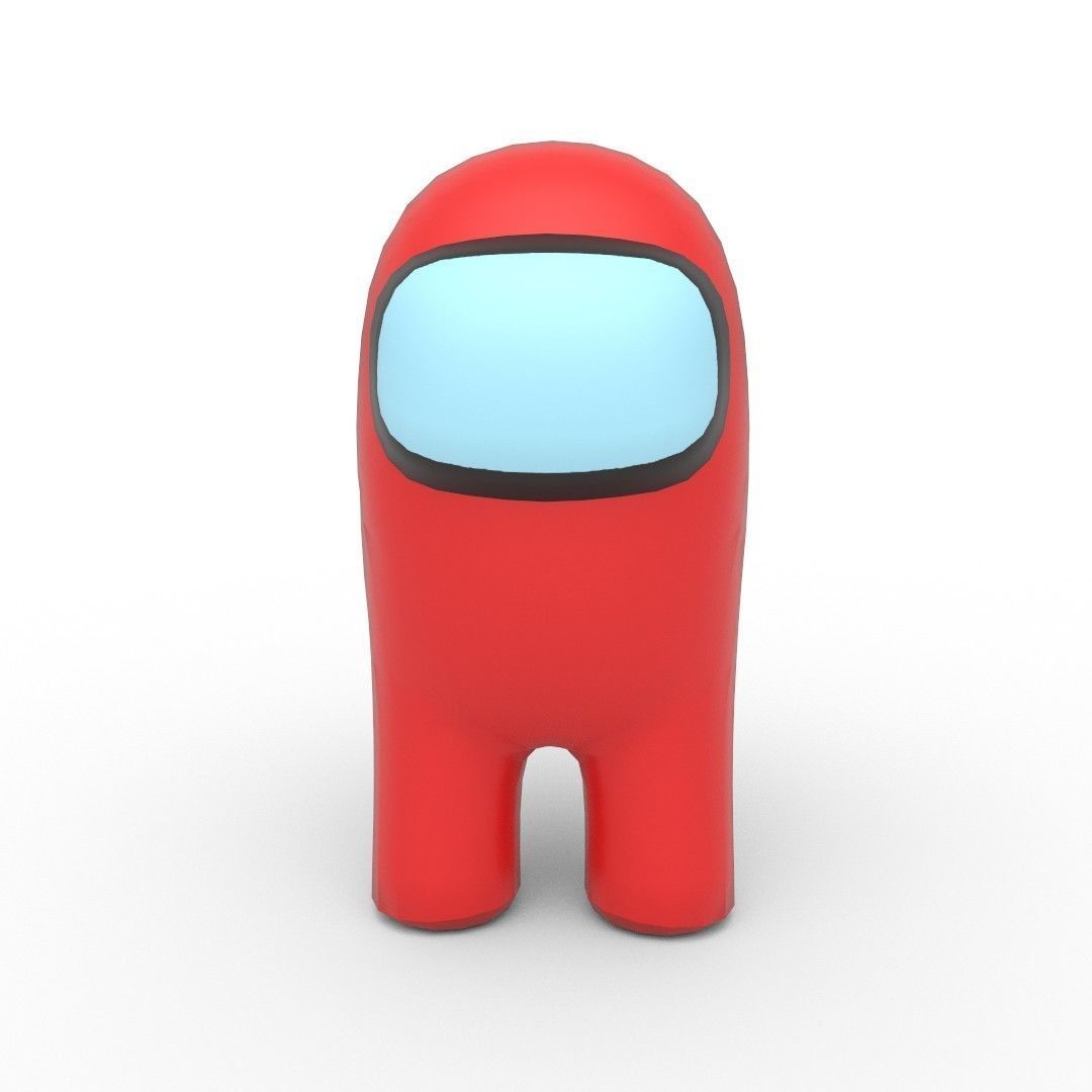 Among Us Game Ready Low Poly Model Low-poly 3D model_1