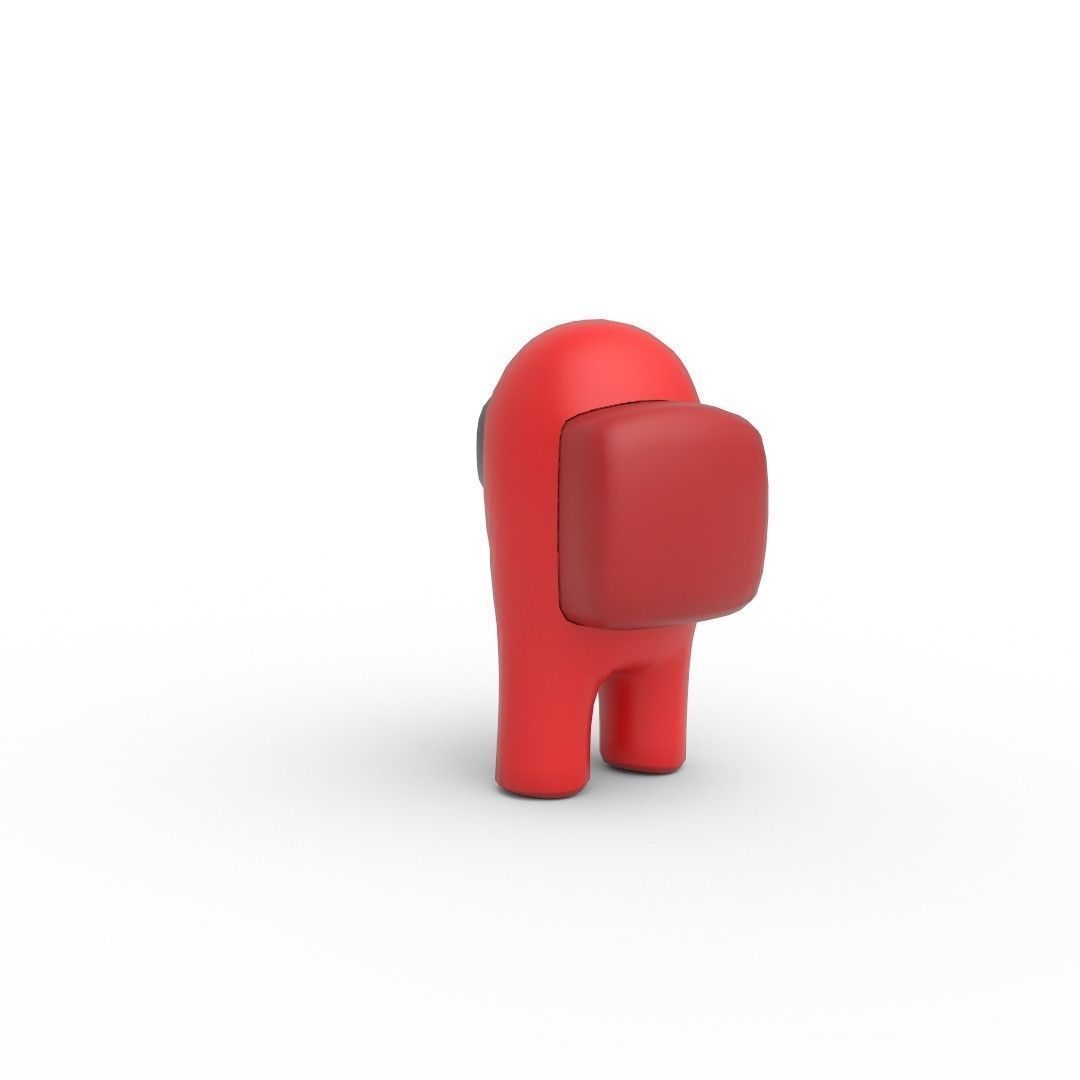 Among Us Game Ready Low Poly Model Low-poly 3D model_2