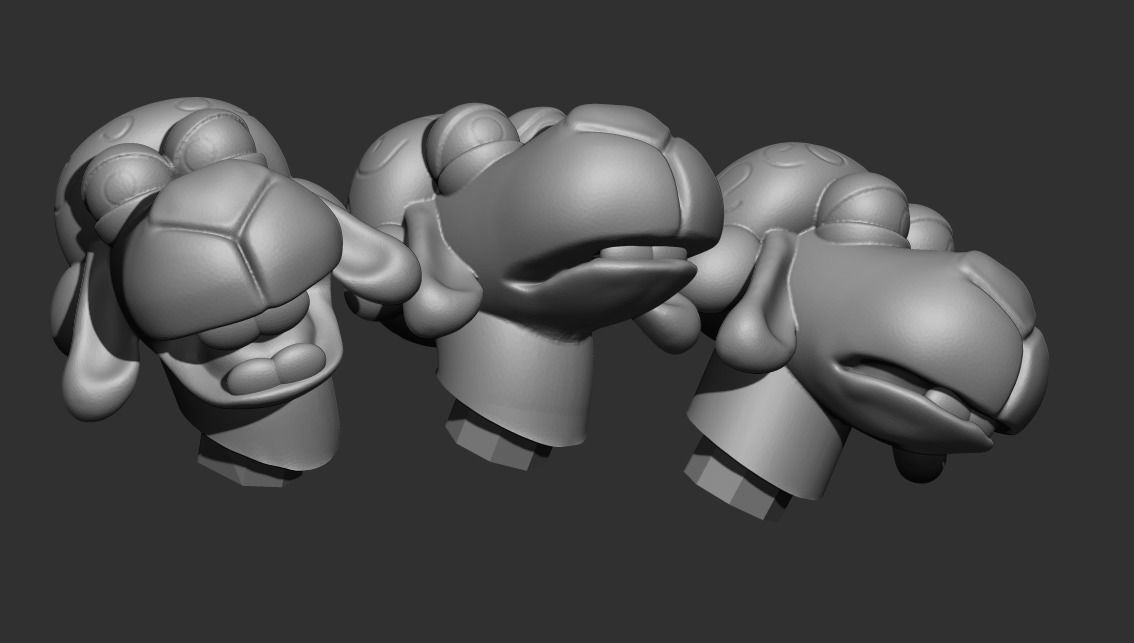 Billy - Goat and Gruff  3D model_8