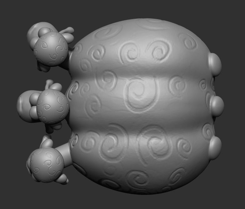 Billy - Goat and Gruff  3D model_7