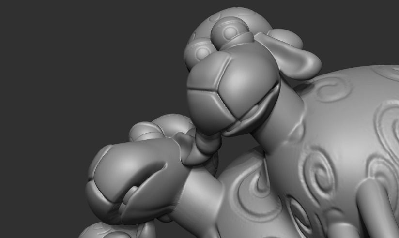 Billy - Goat and Gruff  3D model_4