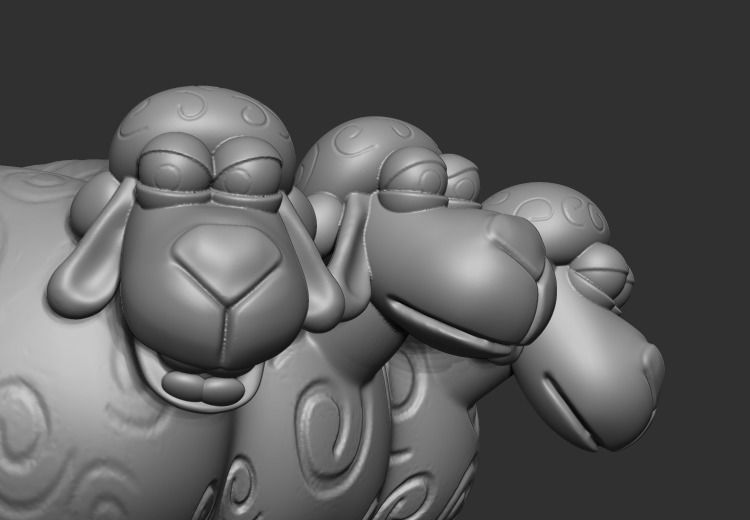 Billy - Goat and Gruff  3D model_1