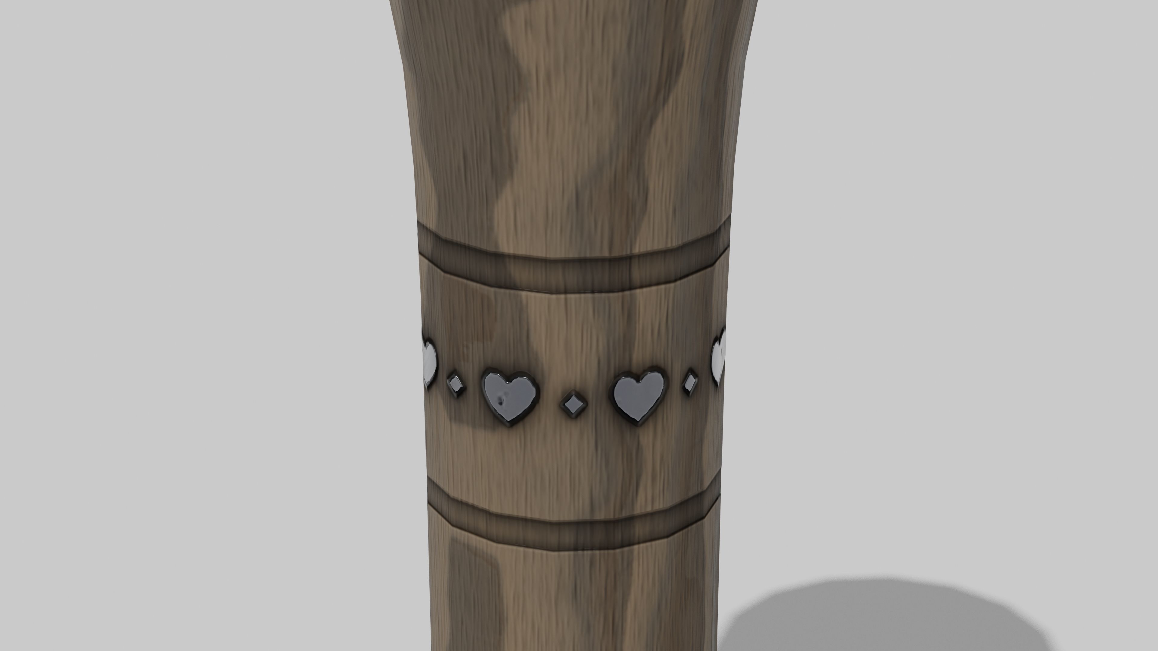 OB 00 18 vampire hunter hammer b Low-poly 3D model_4