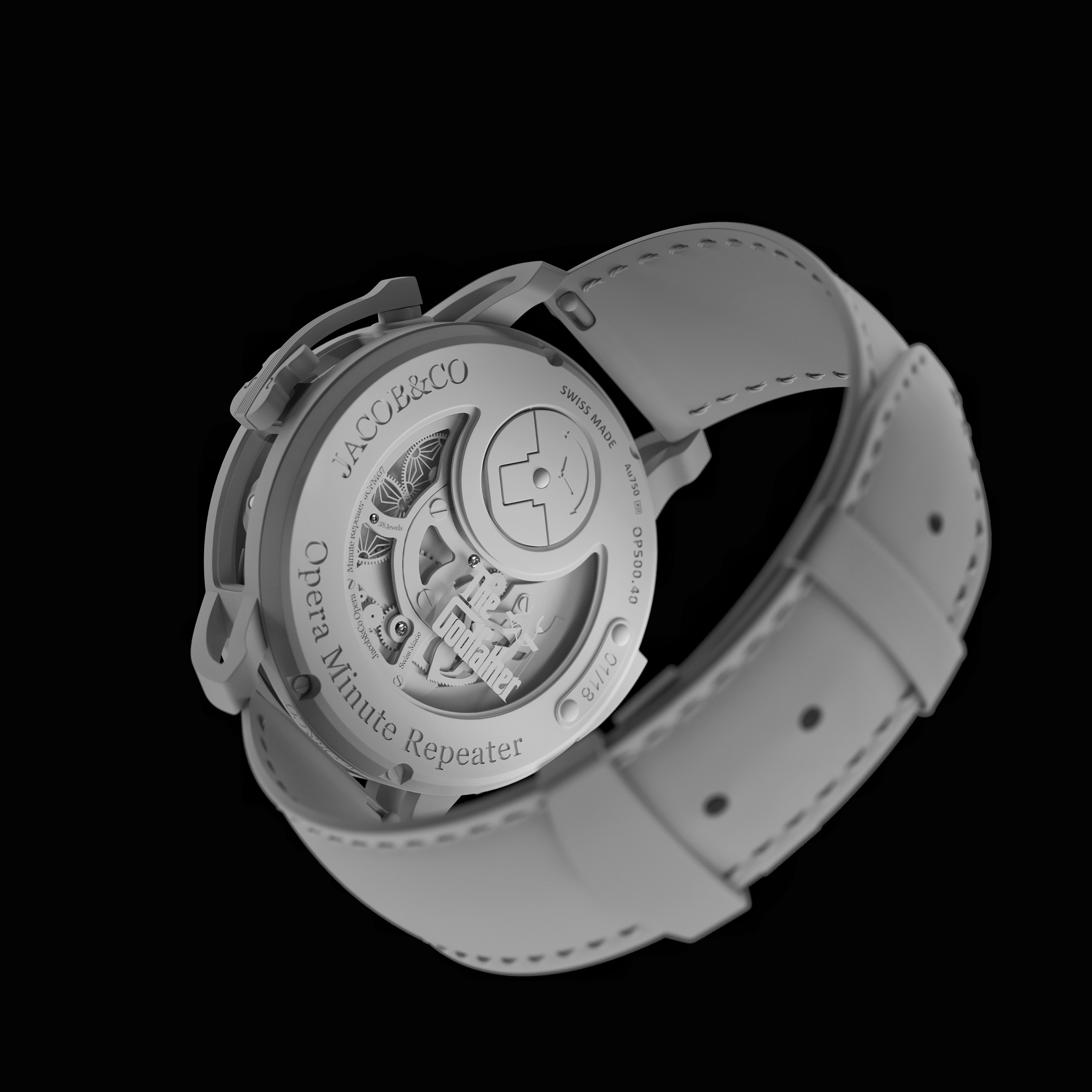 Jacob and Co Godfather Minute repeater 3D model_10