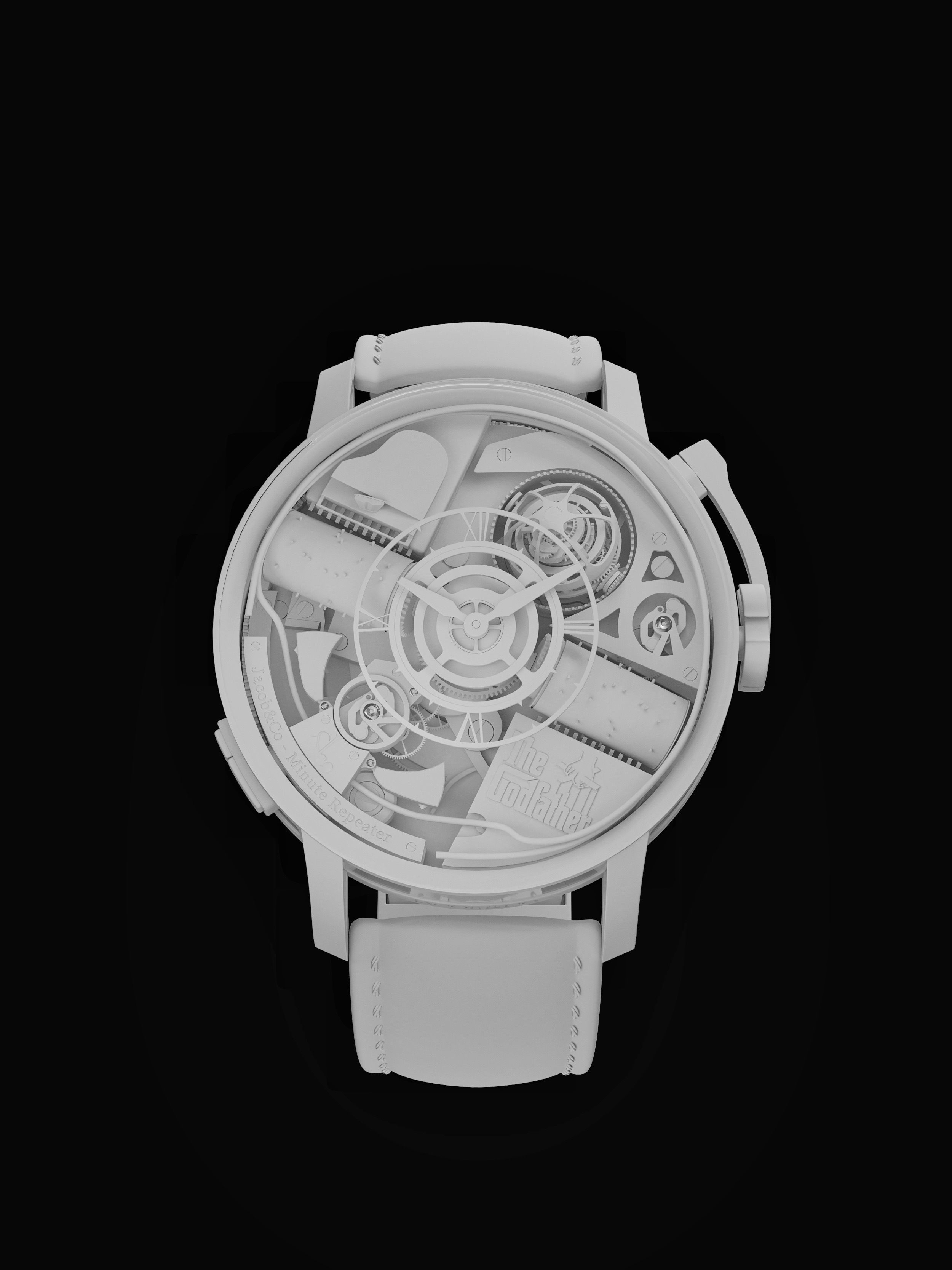 Jacob and Co Godfather Minute repeater 3D model_14