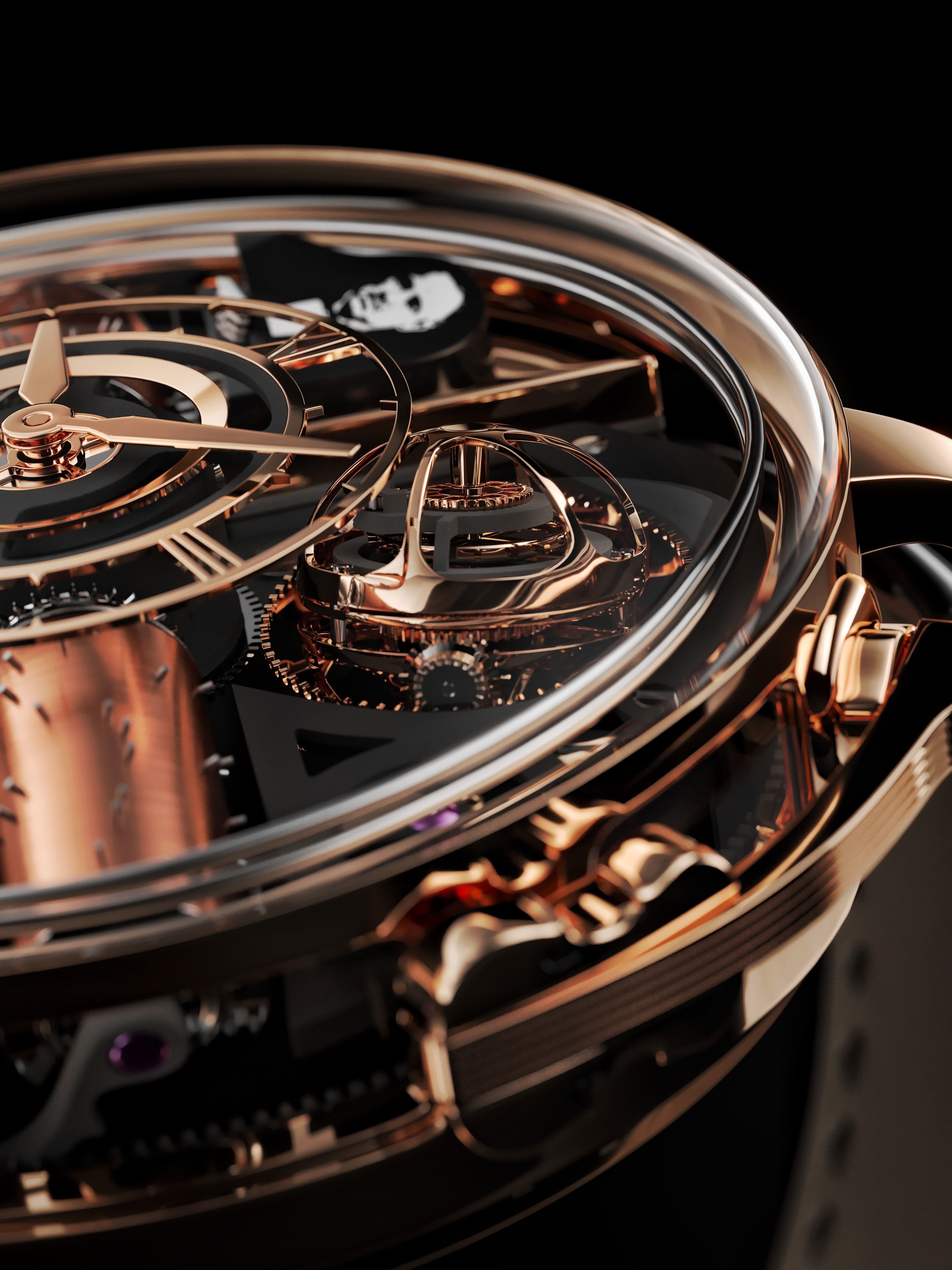 Jacob and Co Godfather Minute repeater 3D model_1