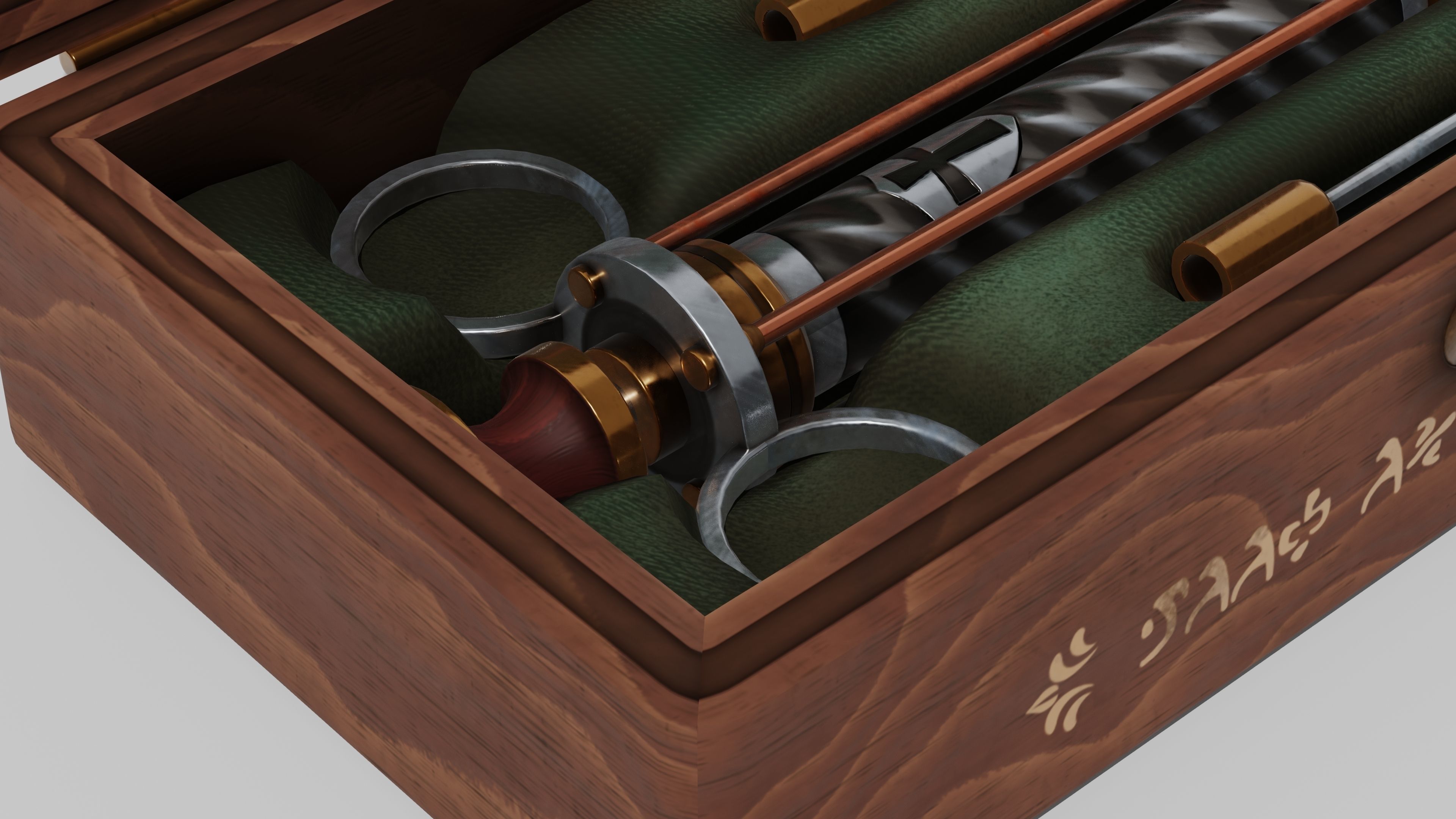 OB 00 20 vampire hunter medical kit Low-poly 3D model_8