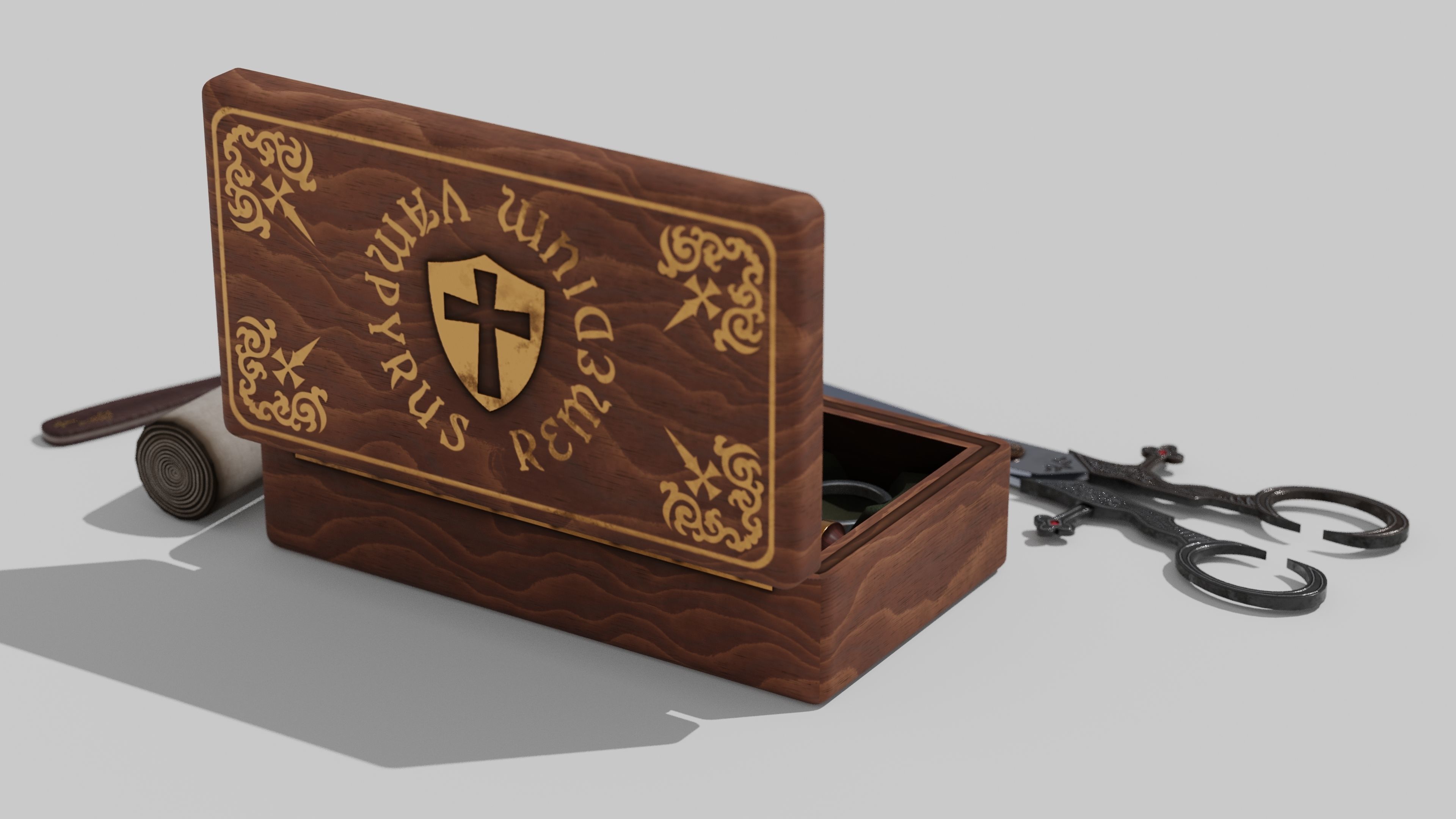 OB 00 20 vampire hunter medical kit Low-poly 3D model_3