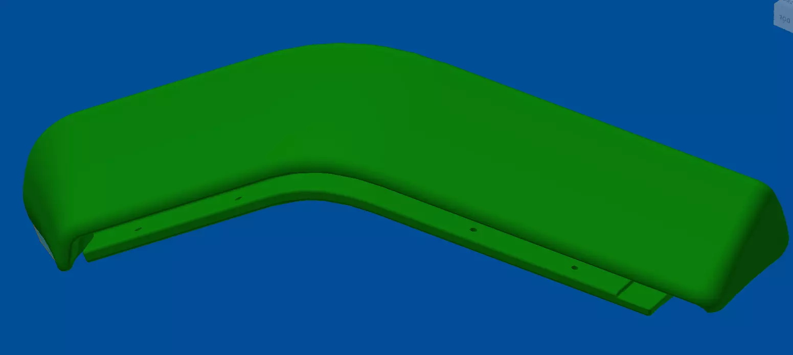 Yamaha Super Tenere XT1200Z hand guard extender - version 35mm 3D print model