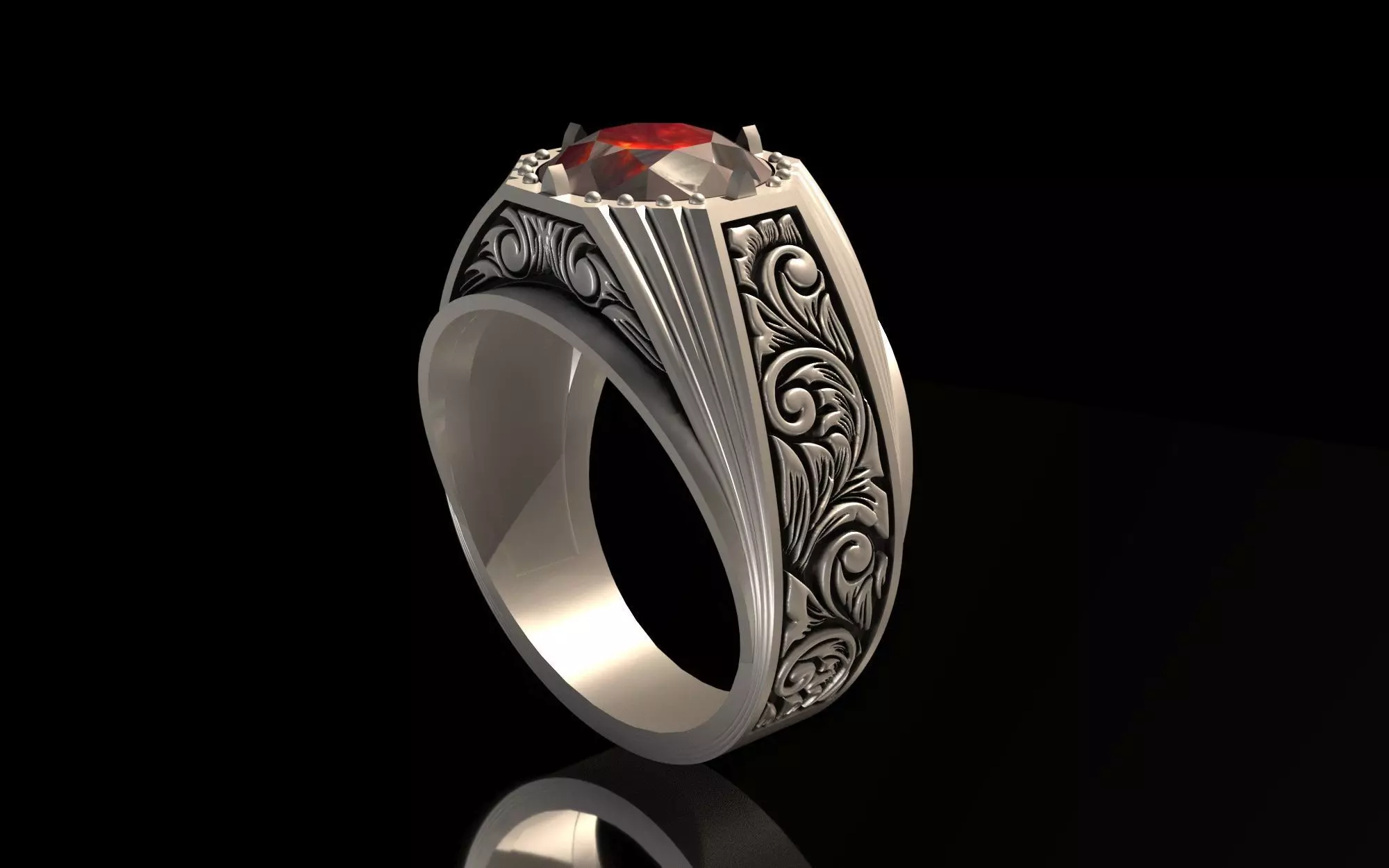 New Man Ring 3D print model_0