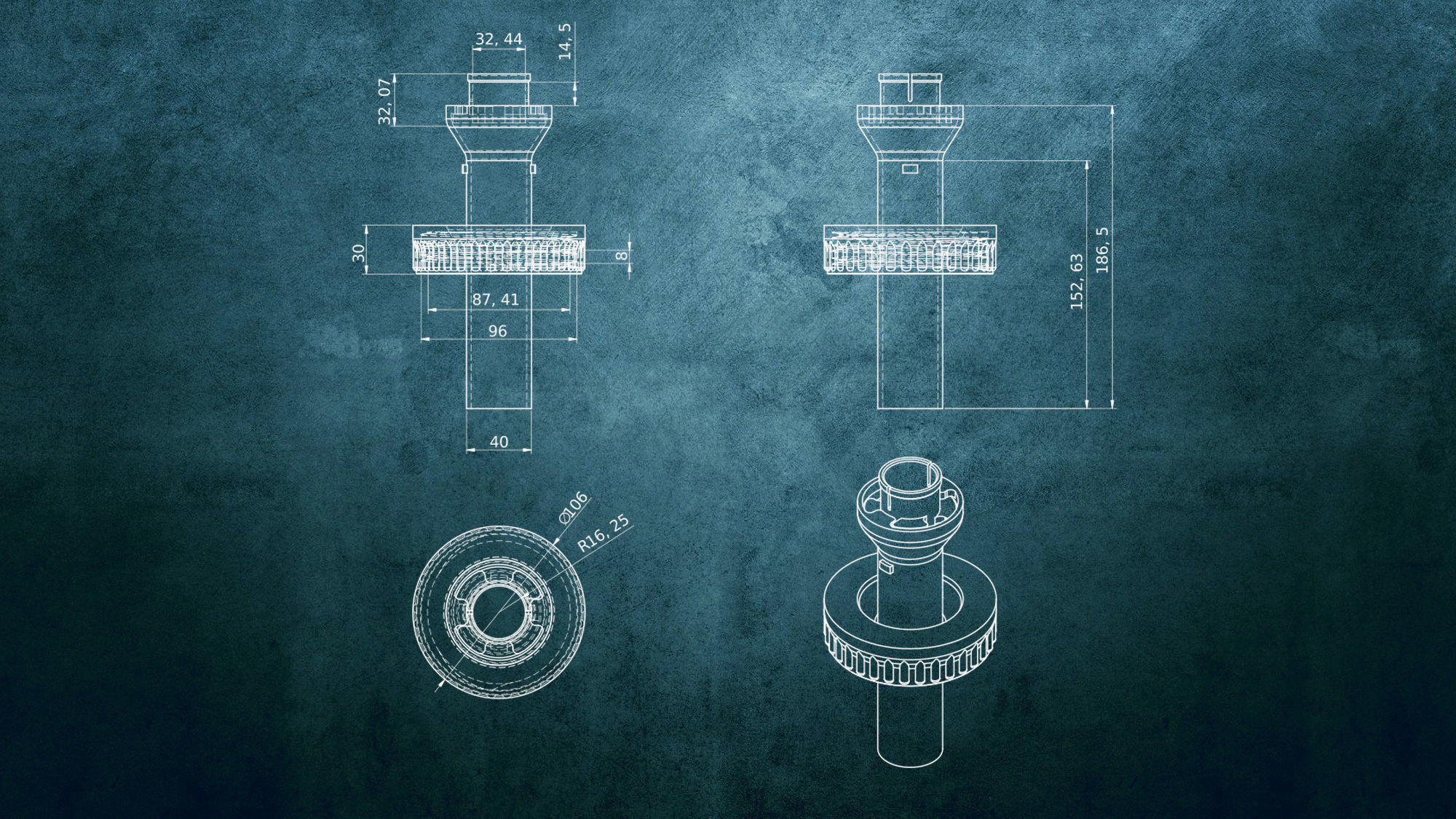 Anschlussrohr Abwassertank Wohnwagen 3D print model_2