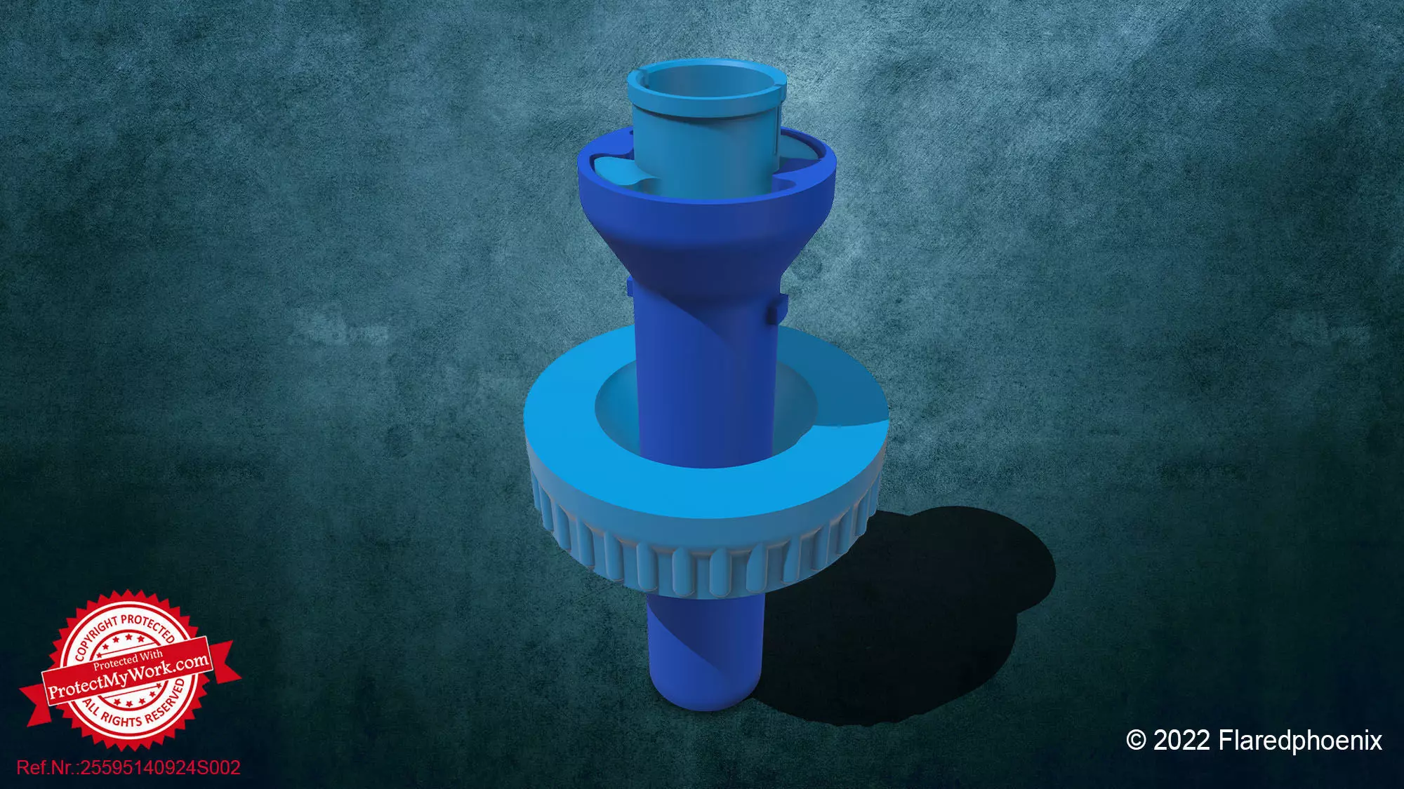 Anschlussrohr Abwassertank Wohnwagen 3D print model_0