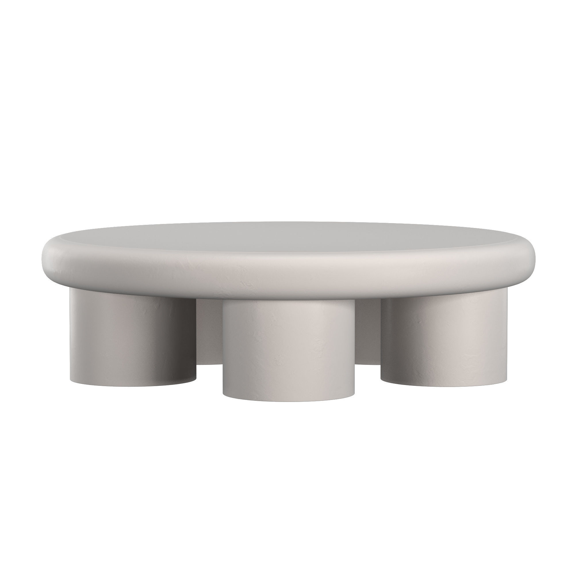 Anchorage Concrete Coffee Table 3D model CGTrader