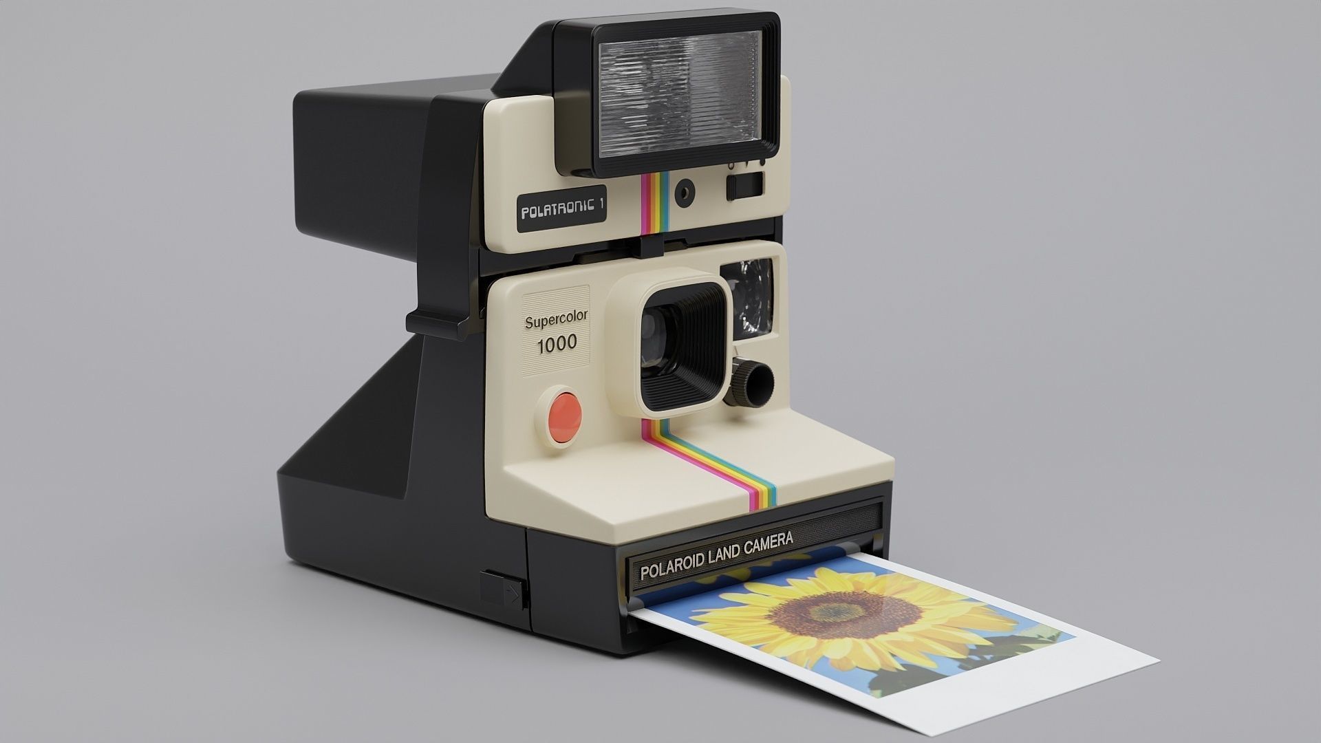 Polaroid Land Camera 1000 3D model_7