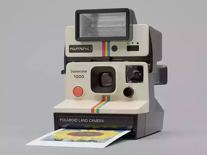 Polaroid Land Camera 1000 3D model