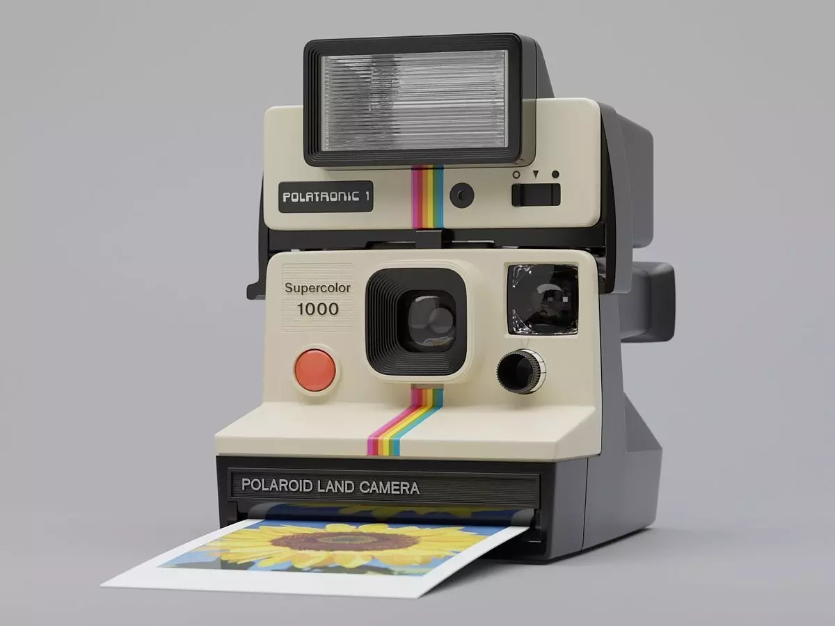 Polaroid Land Camera 1000 3D model_0