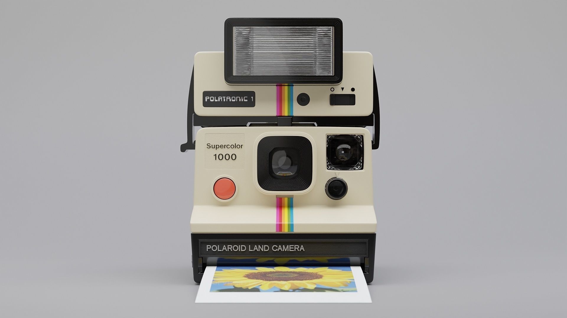 Polaroid Land Camera 1000 3D model_8