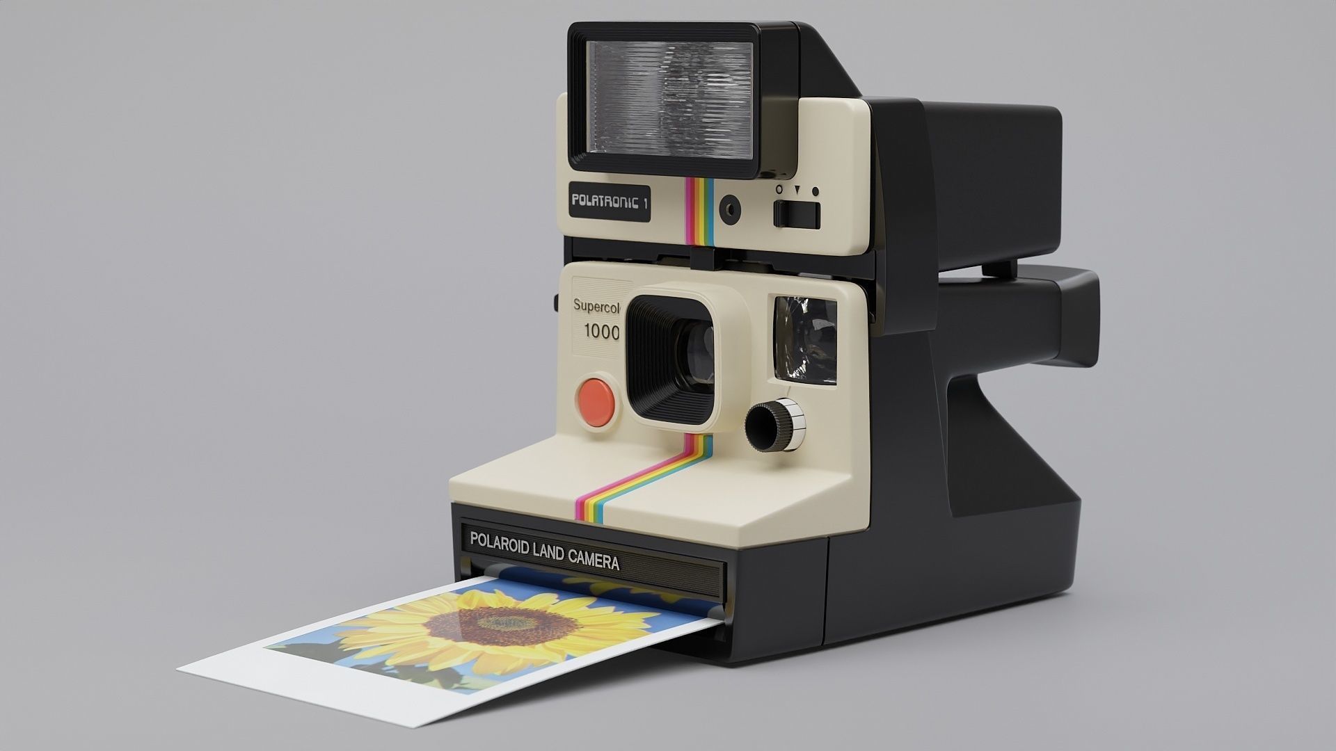 Polaroid Land Camera 1000 3D model_1