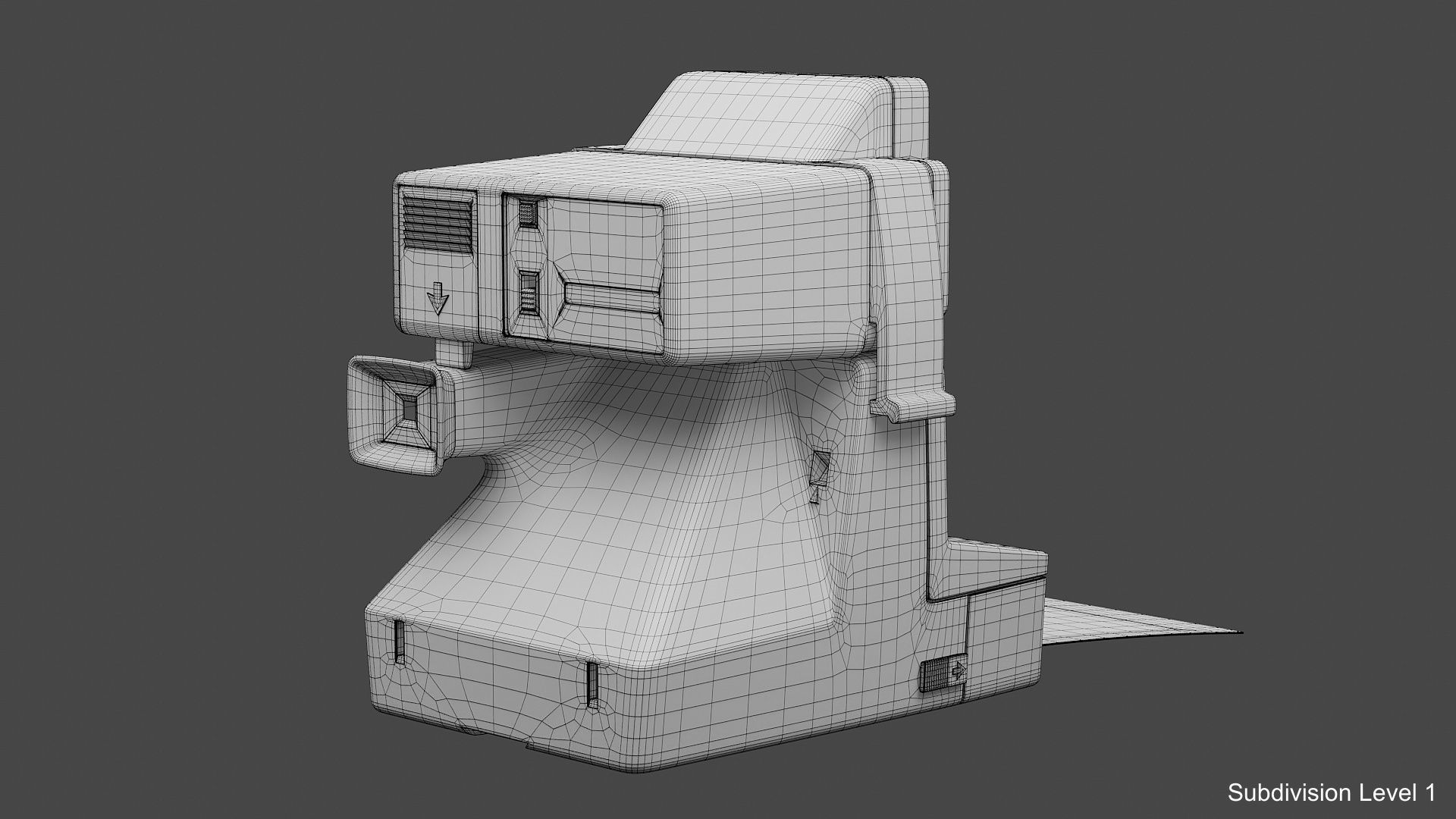 Polaroid Land Camera 1000 3D model_19