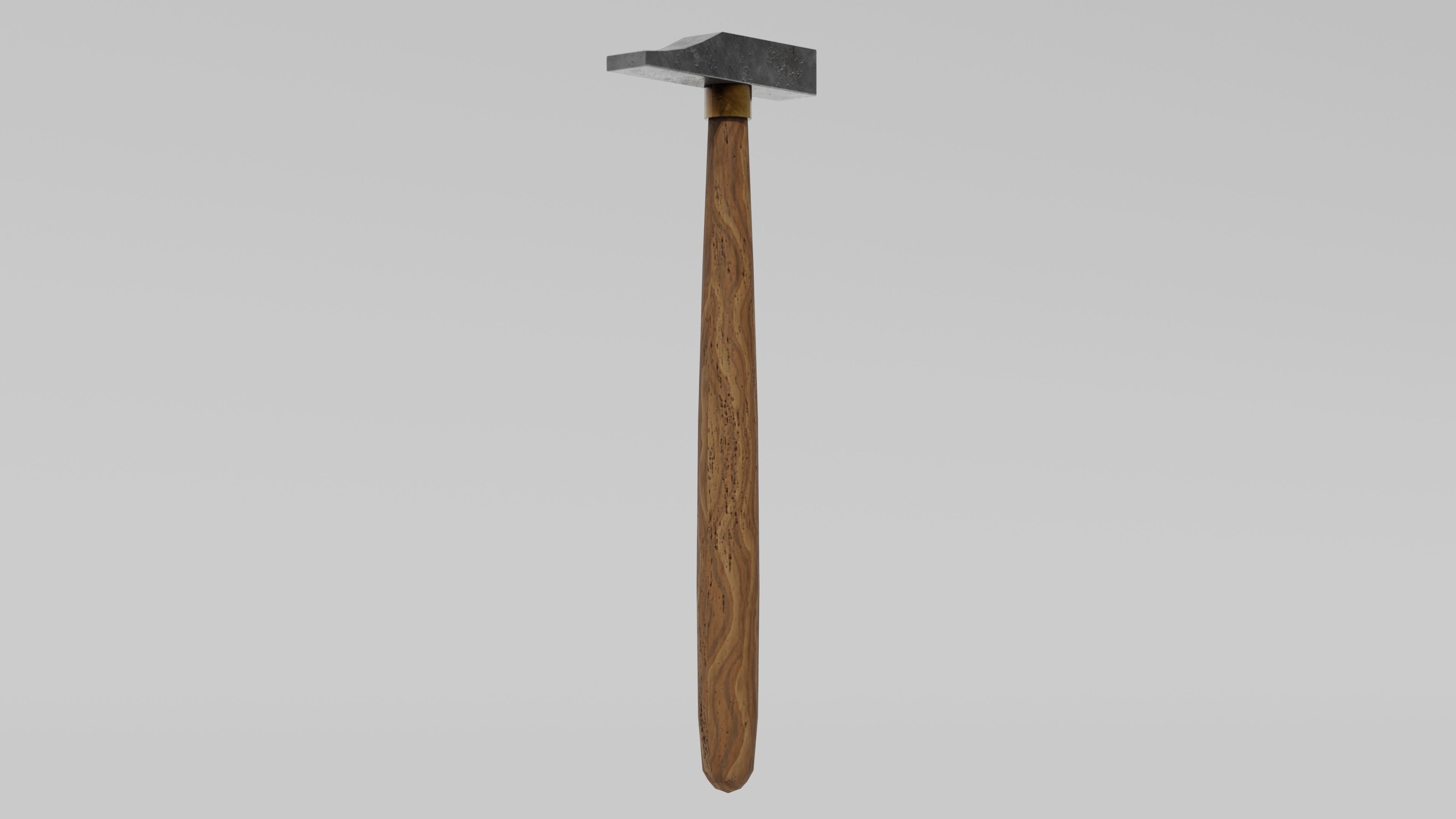 OB 00 25 vampire hunter hammer c Low-poly 3D model_1