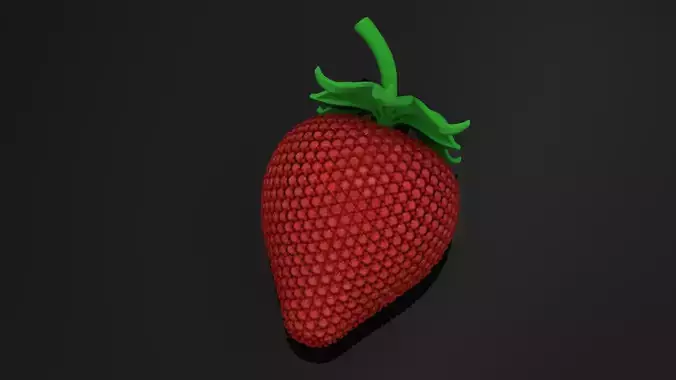 Strawberry with dangling diamonds