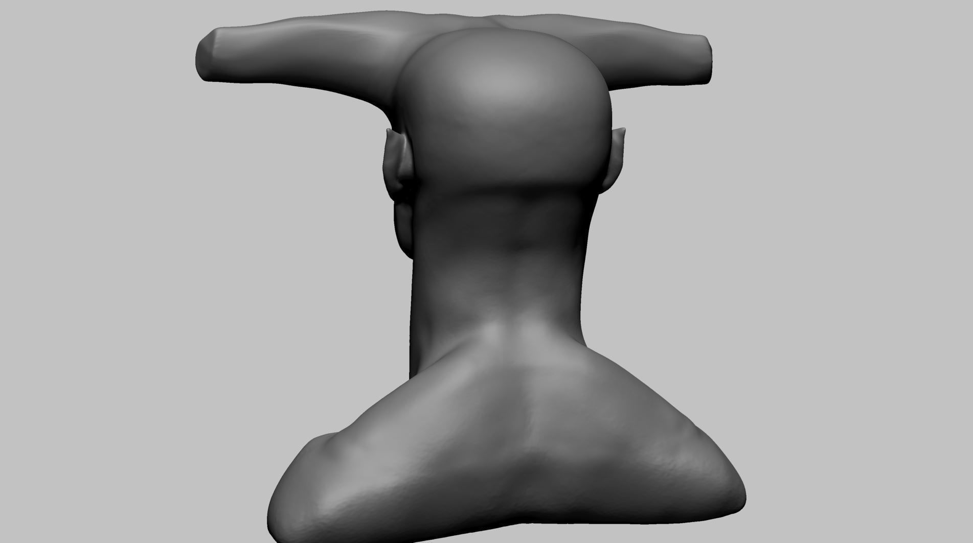 Creature Head P 3D model_5