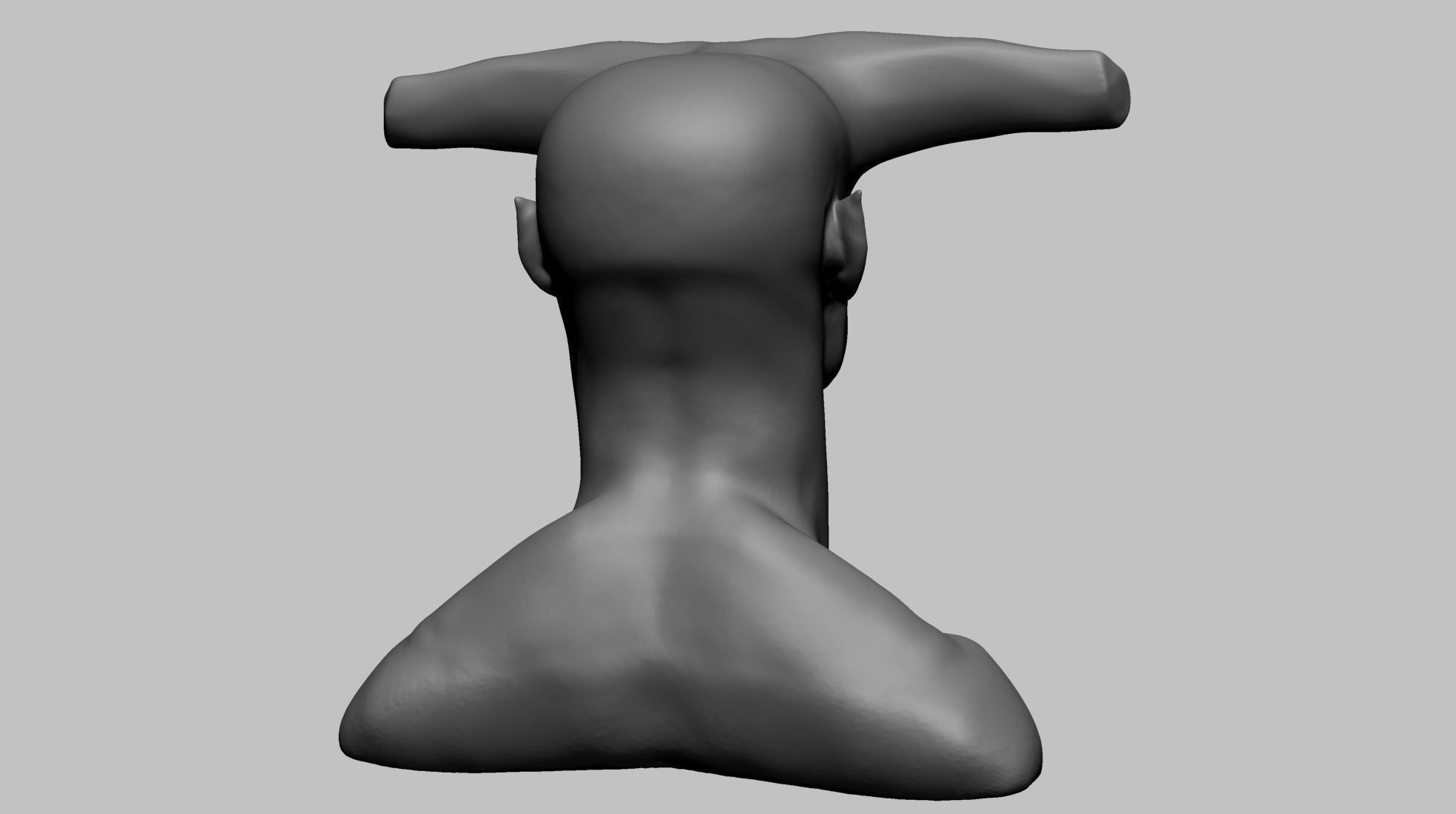 Creature Head P 3D model_4