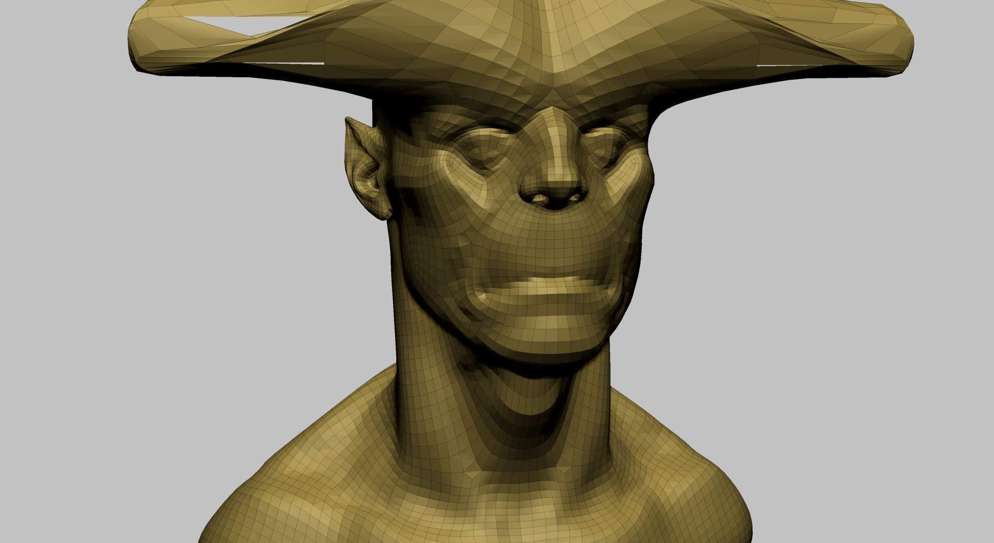 Creature Head P 3D model_10